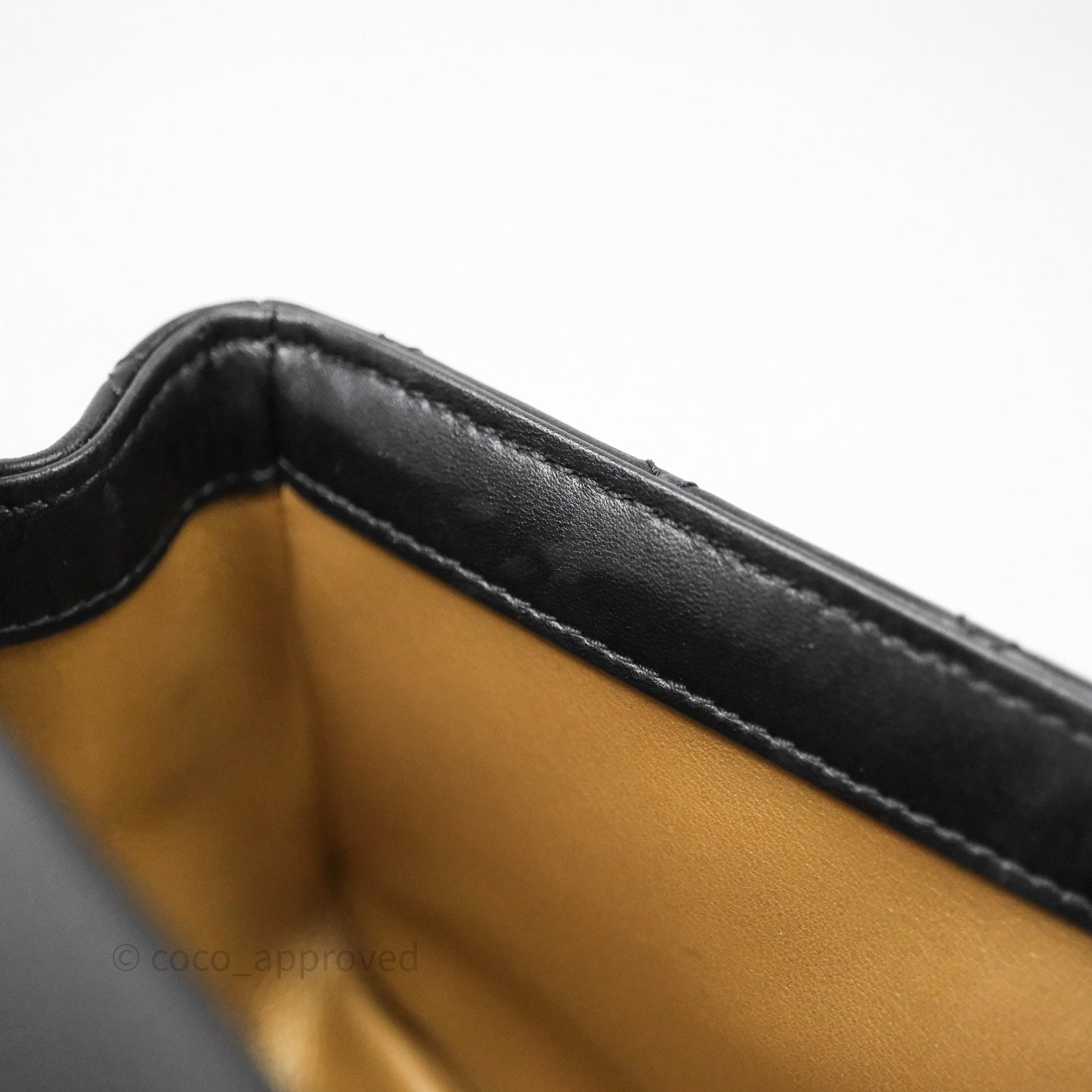 Chanel Mini Rectangular Pearl Crush Quilted Black Lambskin Aged Gold Hardware