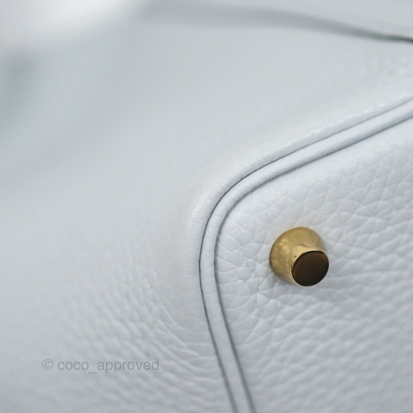 Hermès Picotin Lock 18 Bleu Pale 08 Clemence Gold Hardware