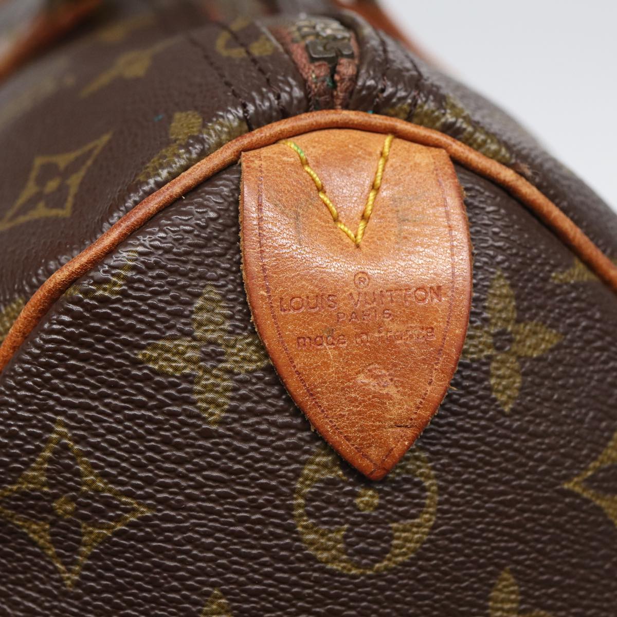 LOUIS VUITTON Monogram Speedy 35 Hand Bag M41524 LV 78734