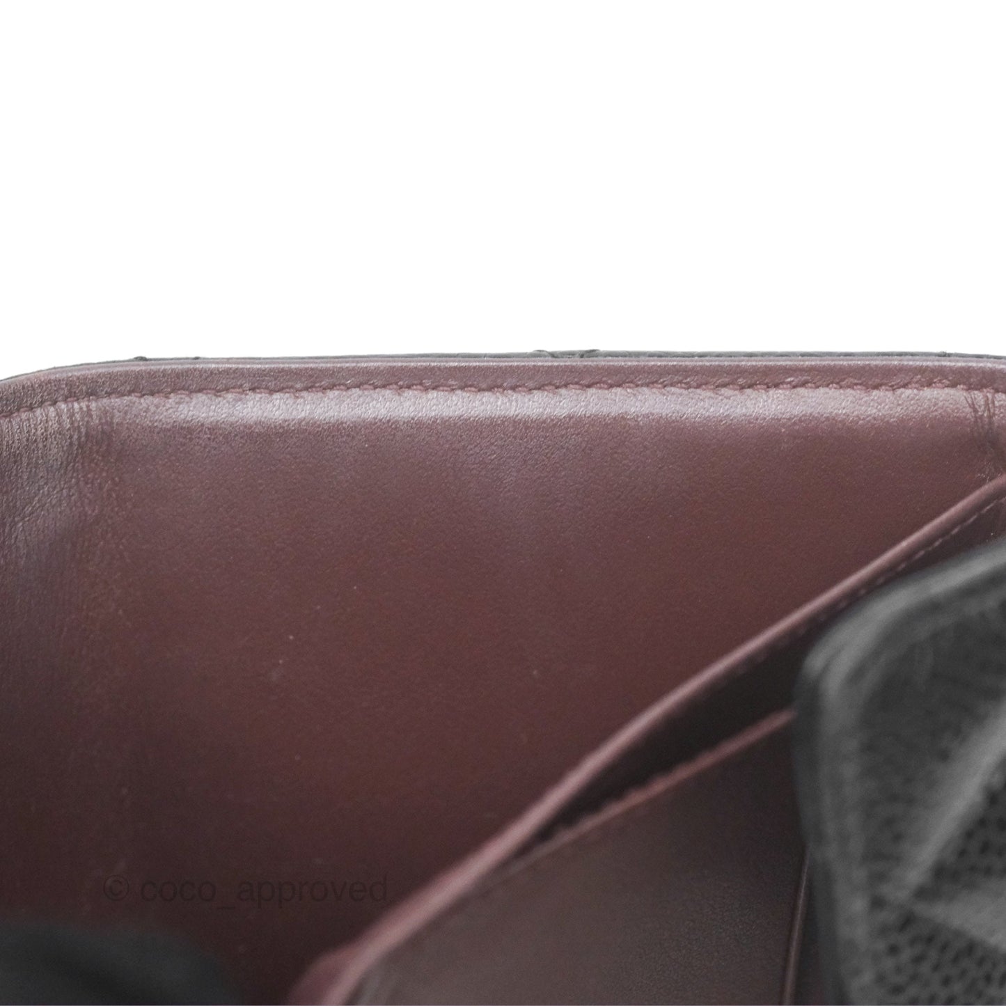 Chanel Classic Short Flap Wallet Black Caviar Silver Hardware