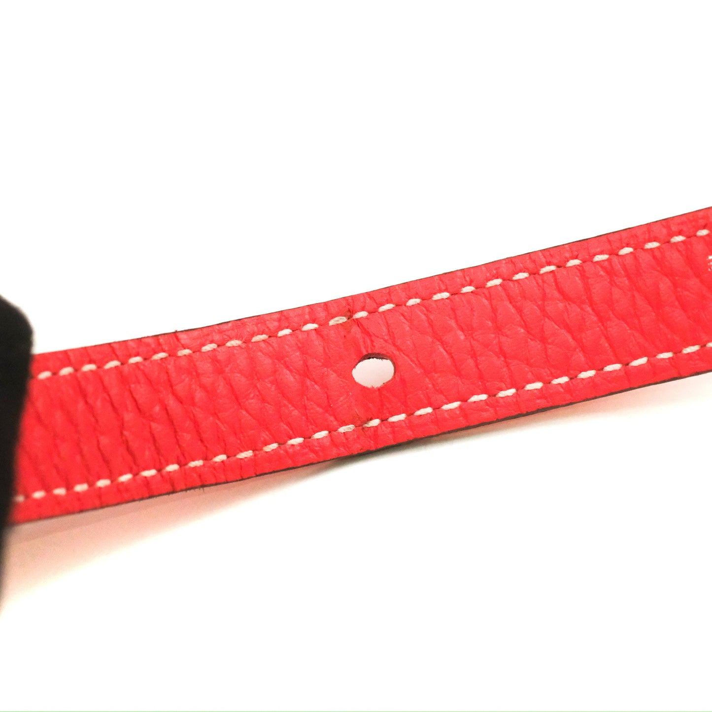 Hermès Halzan 31 Red Palladium Hardware