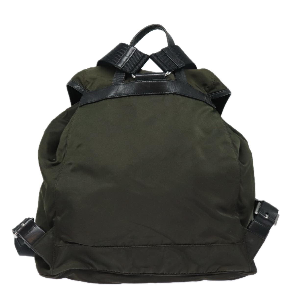 Luxury PradaBackpack Nylon Khaki 78806