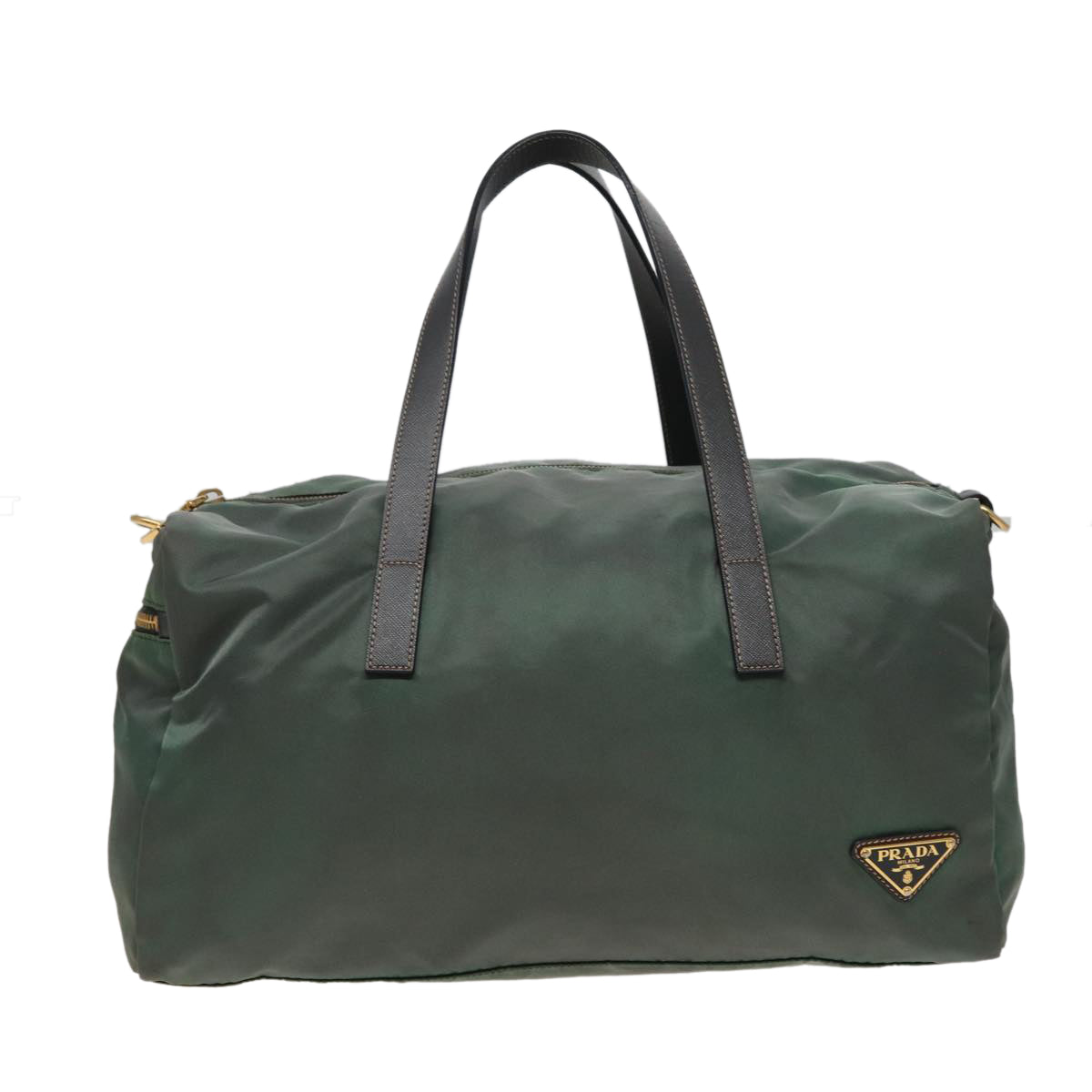 Luxury PradaShoulder Bag Nylon 2way Khaki 78809