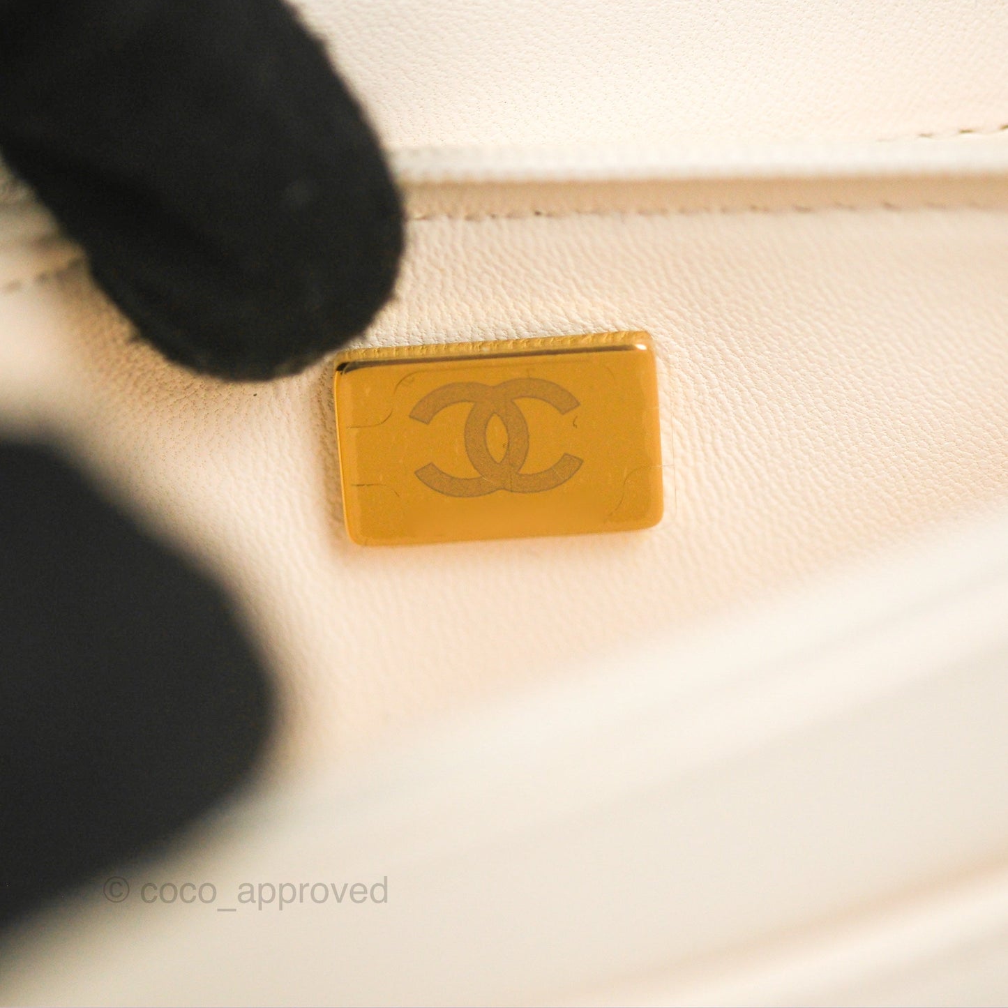 Chanel Quilted Book Wallet on Chain WOC Black Lambskin Gold Hardware