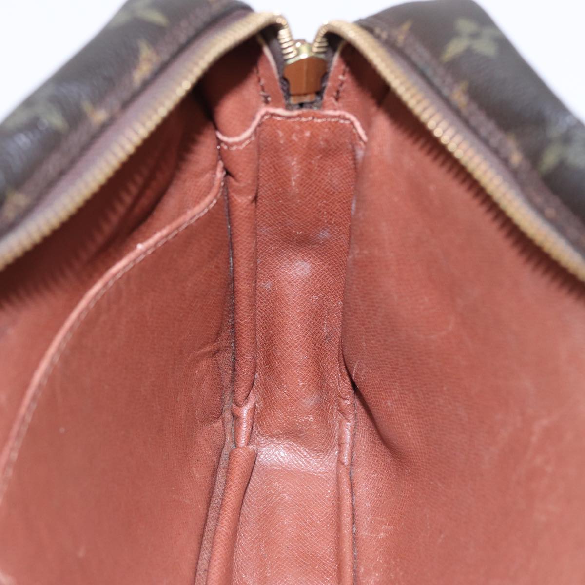 LOUIS VUITTON Monogram Compiegne 28 Clutch Bag M51845 LV 78837