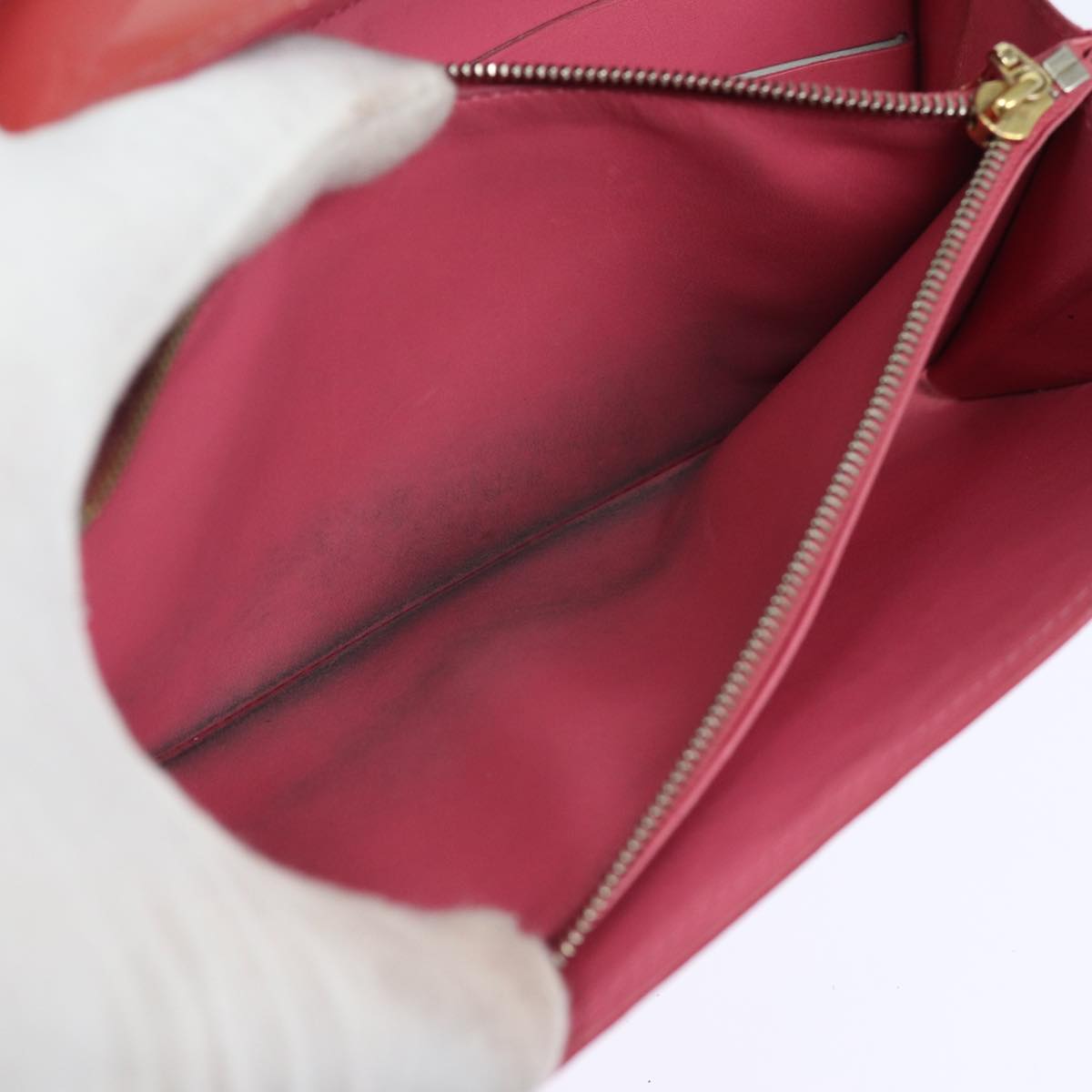 LOUIS VUITTON Vernis Portefeiulle Sarah Wallet Fran Boise M9140F LV 78867