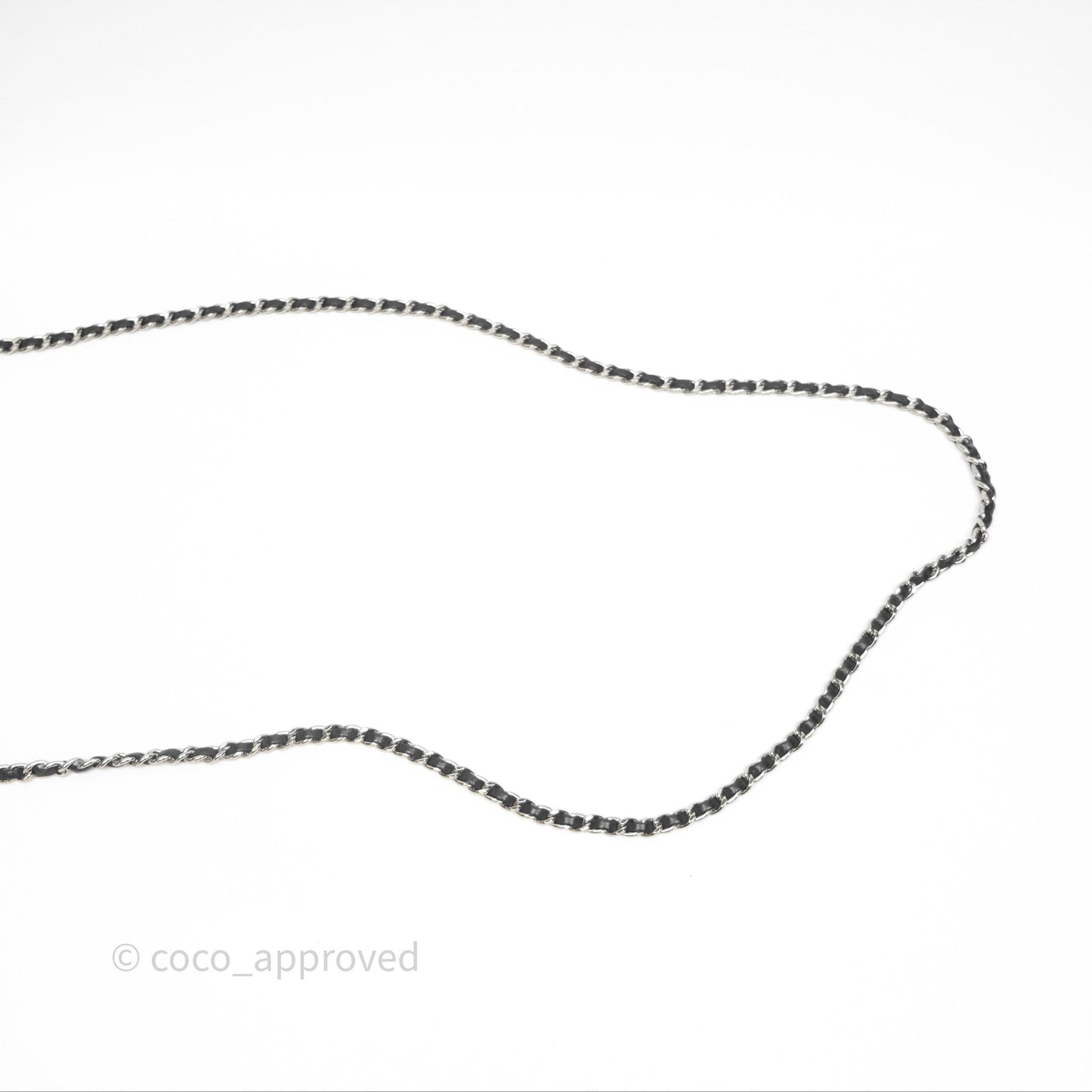 Chanel Quilted WOC Black Lambskin Silver Hardware