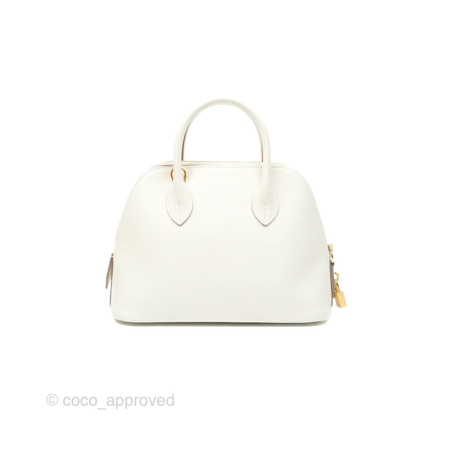Hermès Bolide 1923 25 Mushroom 0T/Biscuit 48 Evercolor Gold Hardware