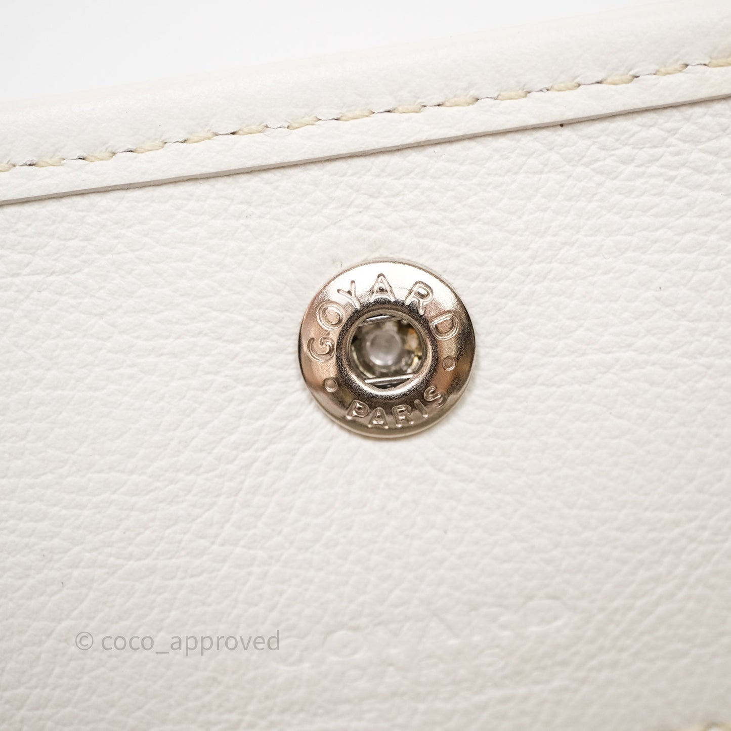 Goyard Bohème Hobo Bag PM White Goyardine Canvas