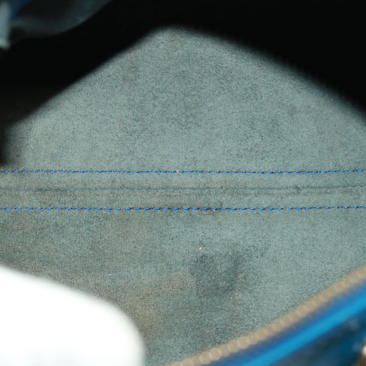 LOUIS VUITTON Epi Speedy 25 Hand Bag Toledo Blue M43015 LV 78936