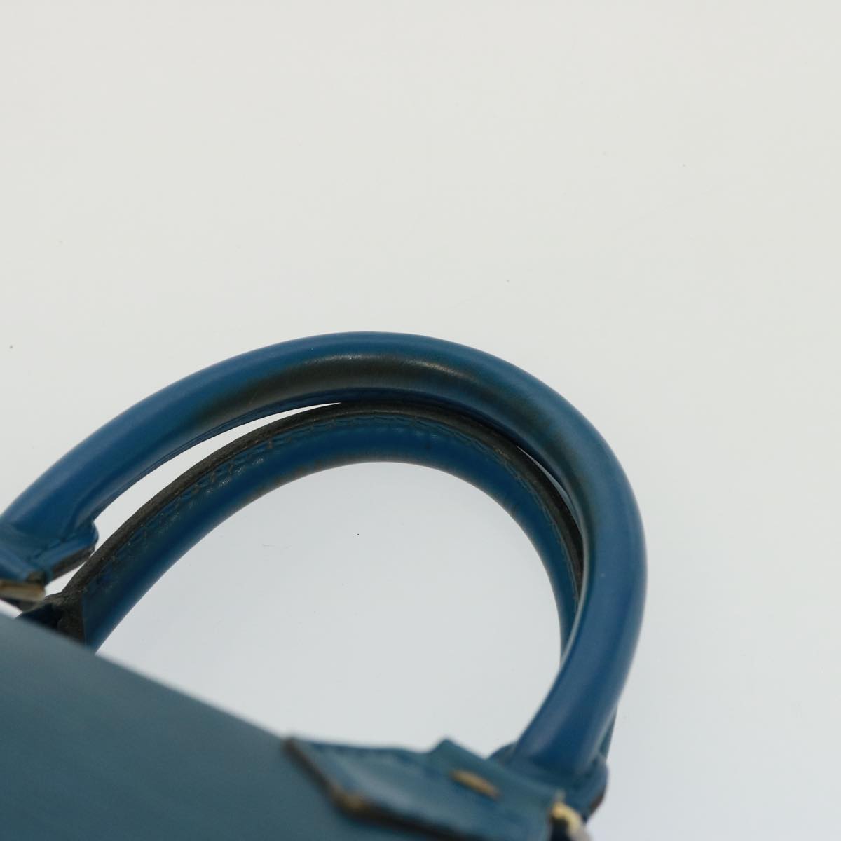 LOUIS VUITTON Epi Speedy 25 Hand Bag Toledo Blue M43015 LV 78936