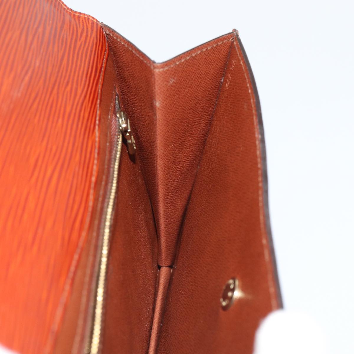 LOUIS VUITTON Epi Montaigne 23 Clutch Bag Brown M52663 LV 78947