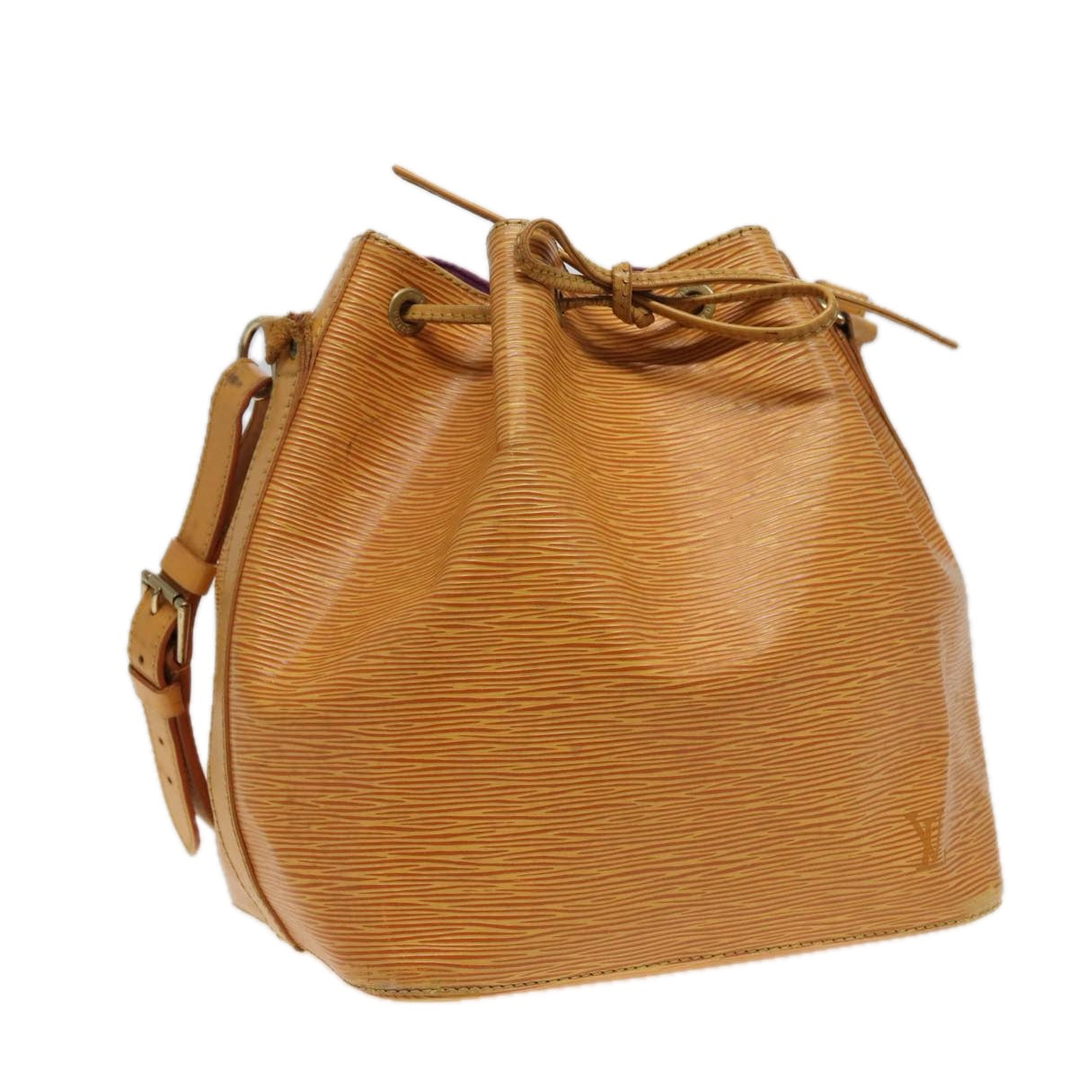 LOUIS VUITTON Epi Petit Noe Shoulder Bag Tassili Yellow M44109 LV 78950