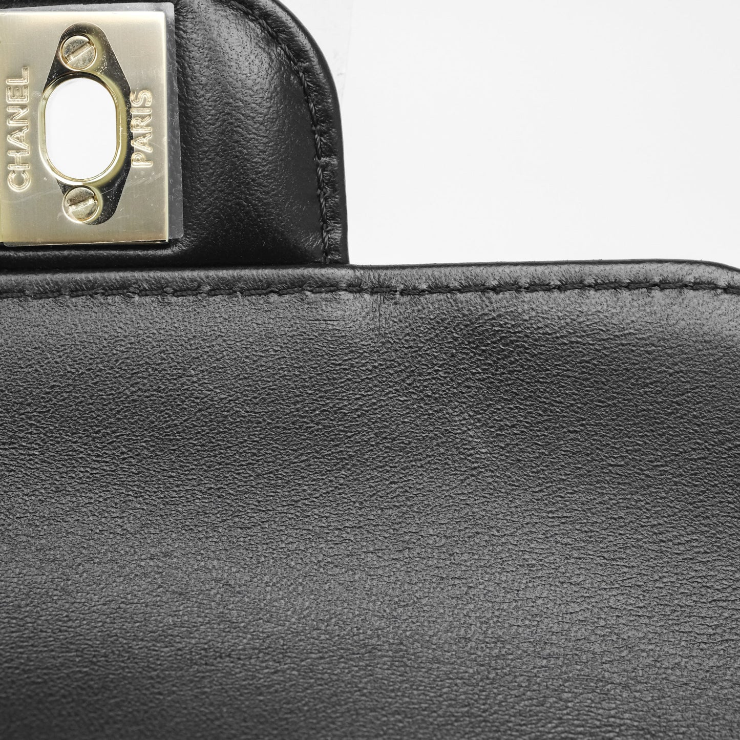 Chanel Large Heart Bag Black Lambskin Gold Hardware 22S