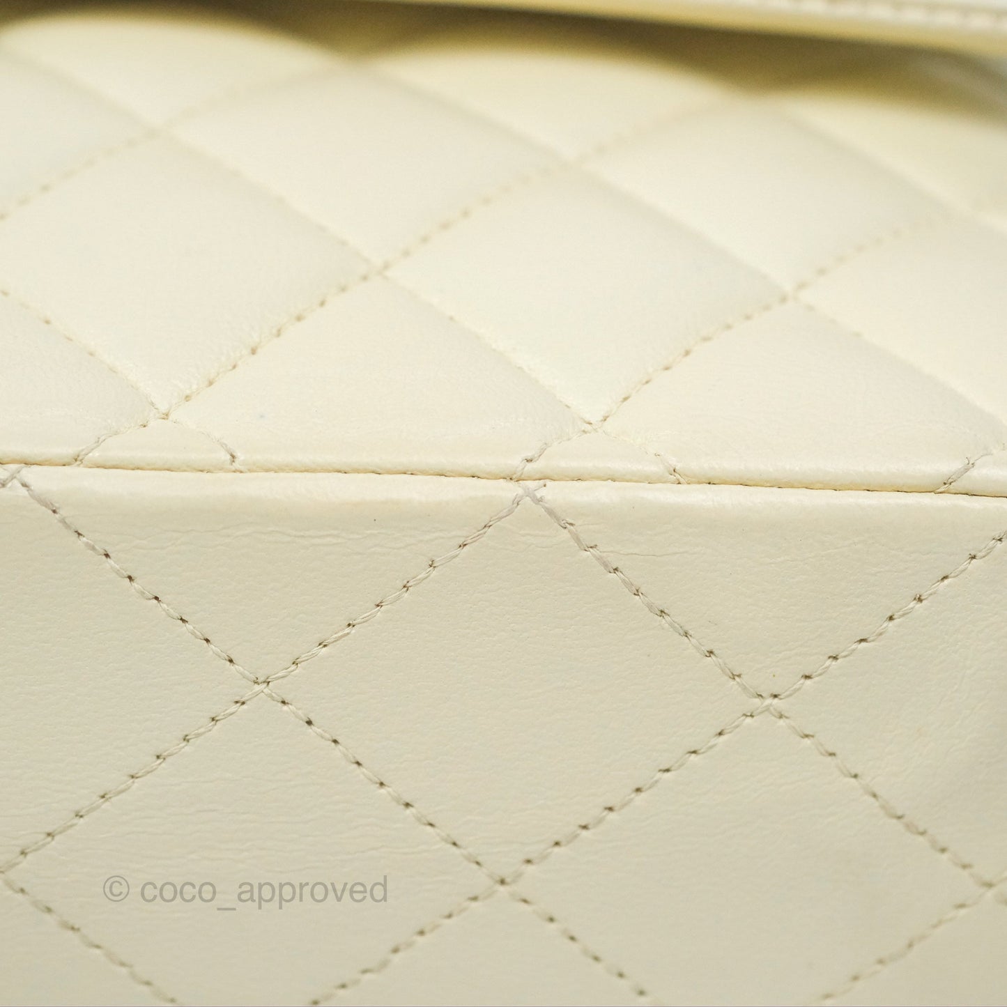 Chanel Medium Classic Flap Quilted Pale Yellow Lambskin Gold Hardware