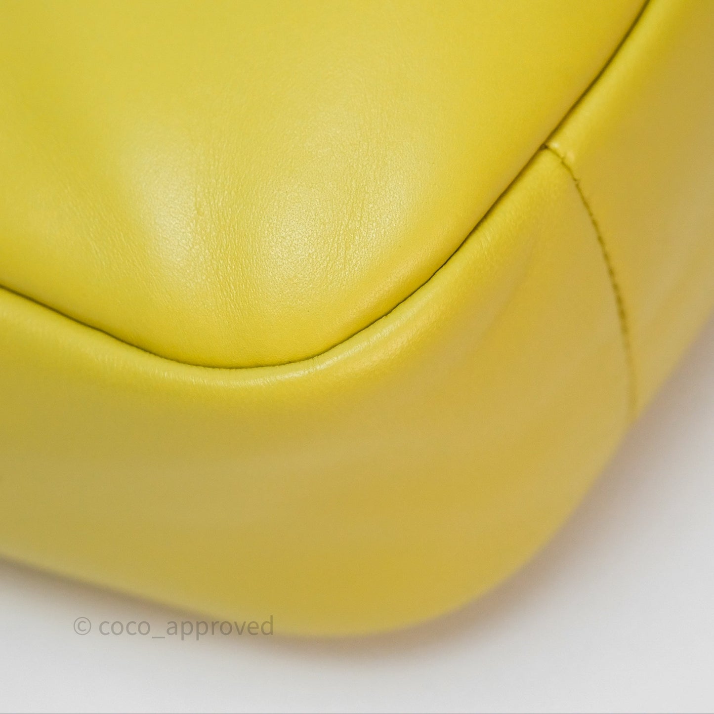 Prada Nappa Soft Padded Hobo Mustard