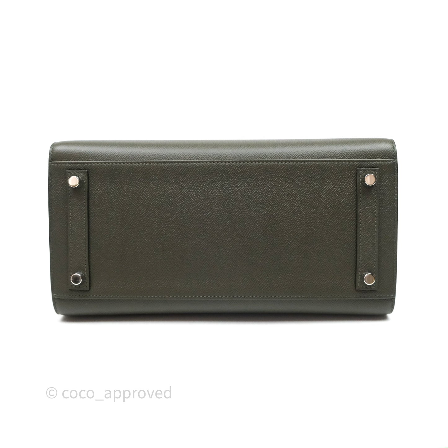 Hermès Birkin 30 Vert de Gris C6 Epsom Sliver Hardware