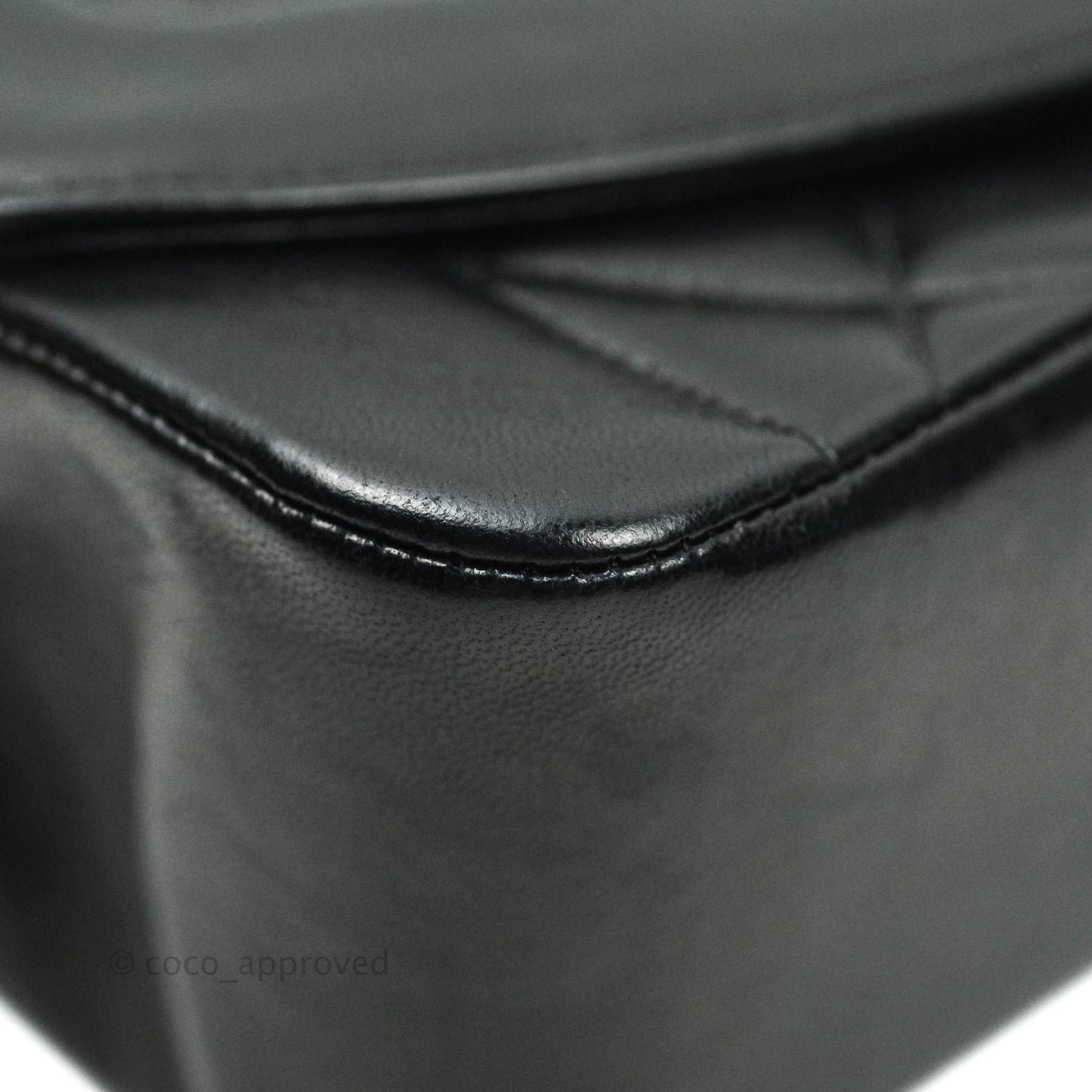 Chanel Black Quilted Lambskin Small Vintage Classic Diana Flap Bag