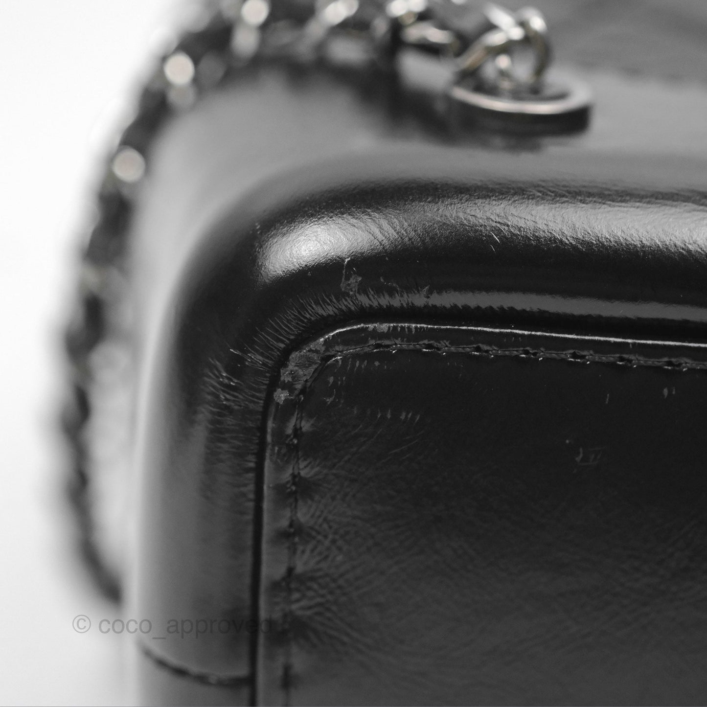Chanel Small Gabrielle Backpack Black Aged Calfskin