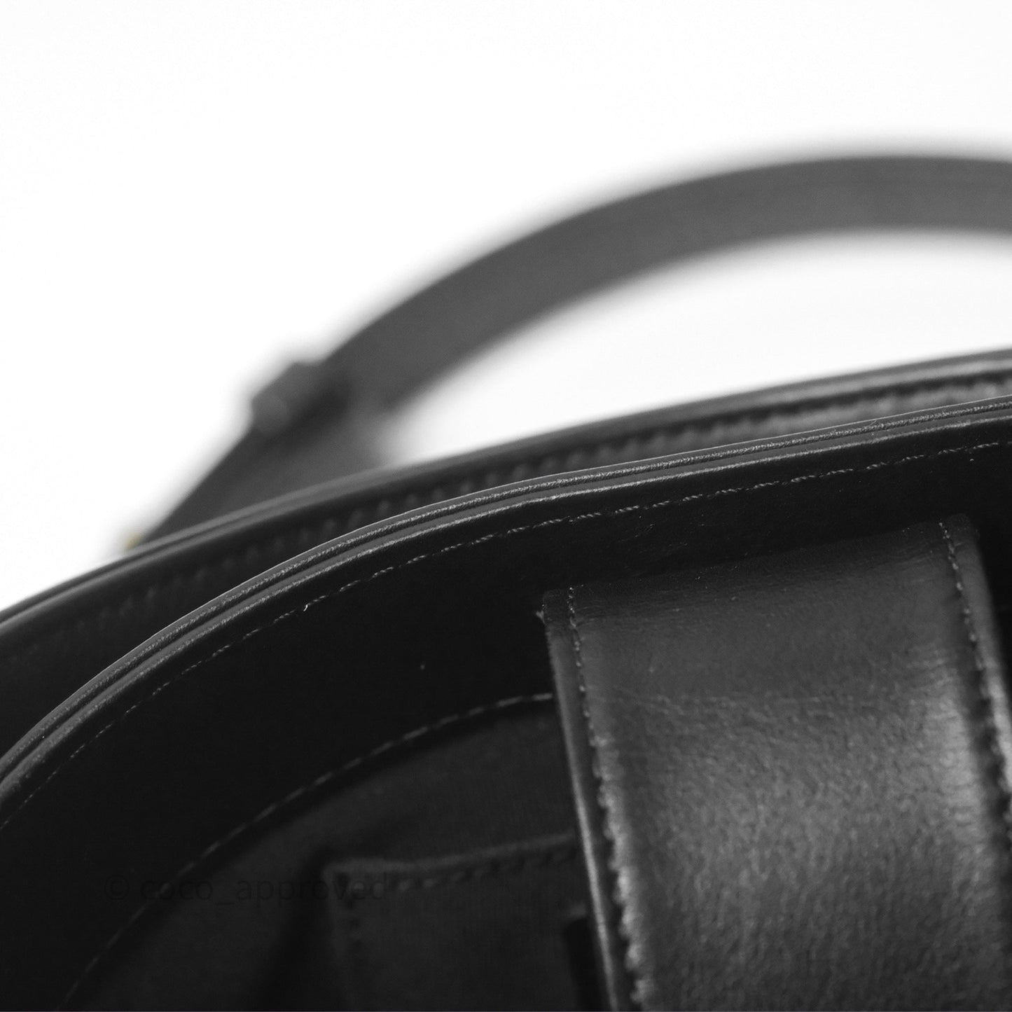Chanel Quilted Boy Bucket Bag Black Lambskin Aged Gold Hardware