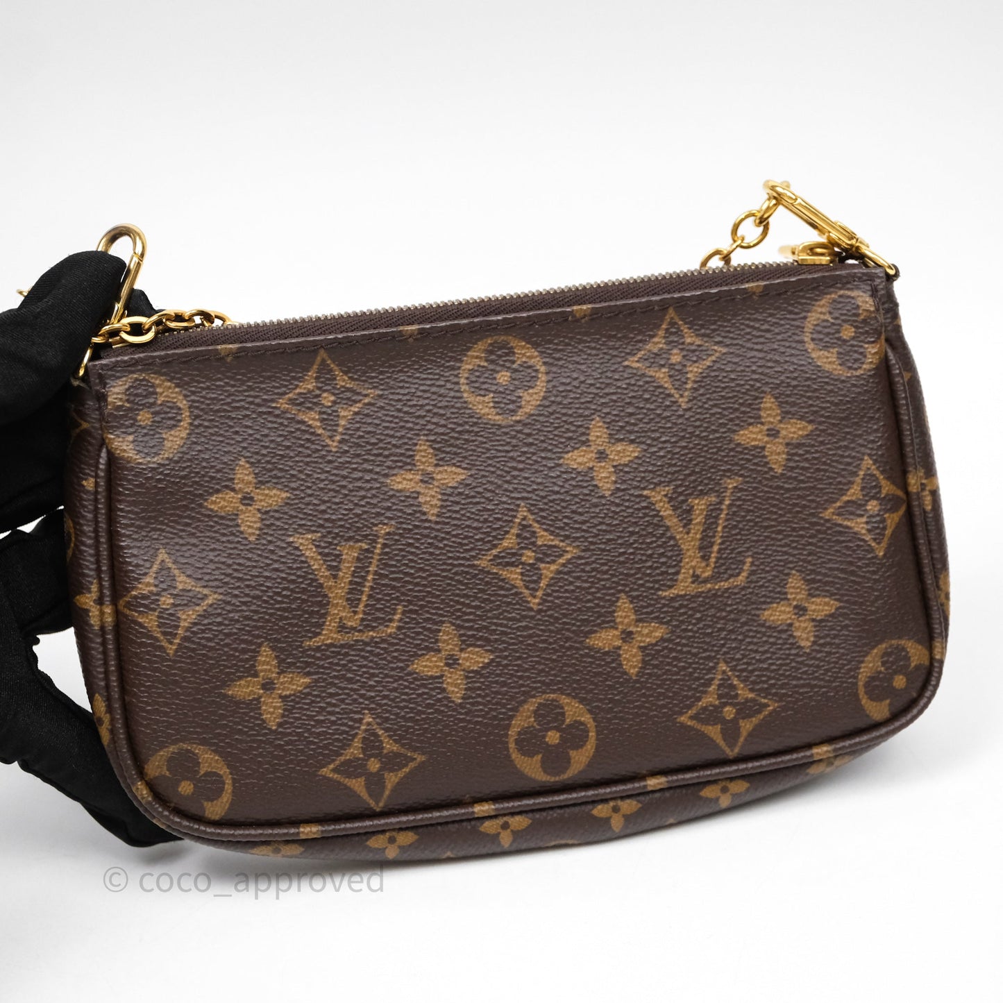 Louis Vuitton Multi Pochette Accessories Khaki Monogram Canvas