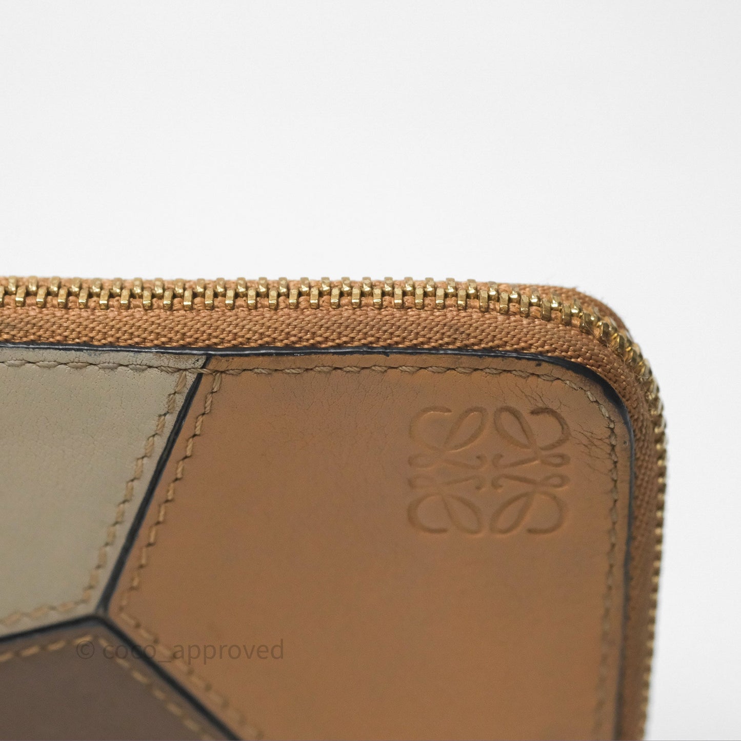 Loewe Puzzle Coin Card Holder Calfskin