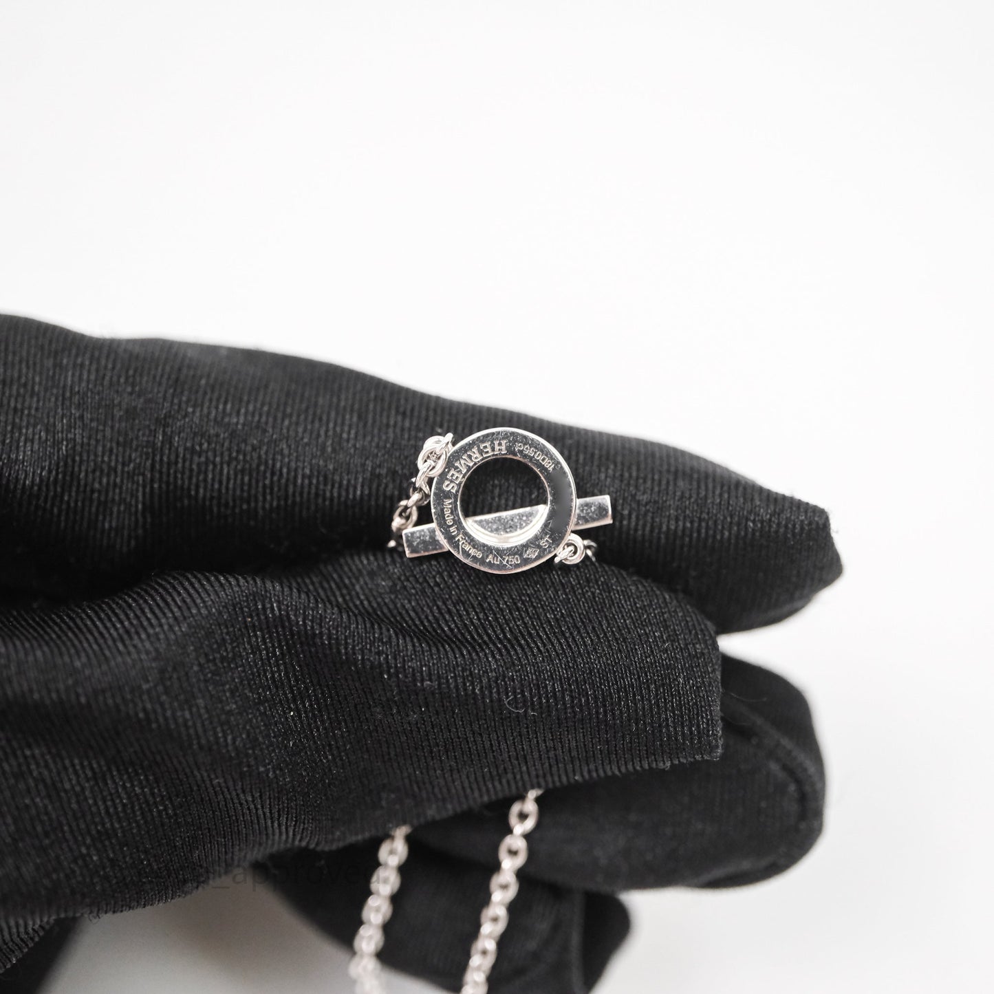 Hermès Finesse Bracelet Diamonds White Gold
