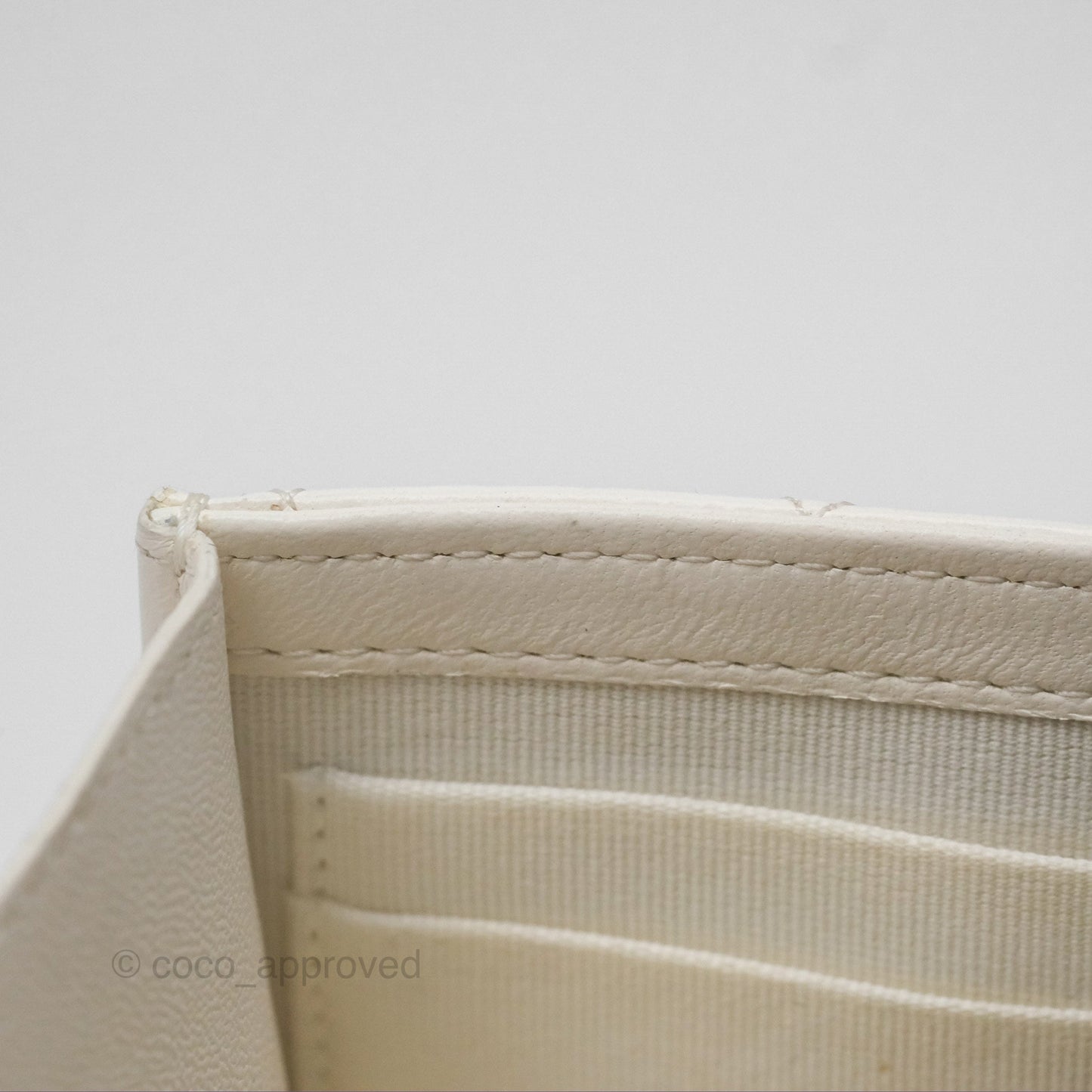 Chanel Mini Quilted Trendy CC Clutch With Chain White Lambskin Rose Gold Hardware