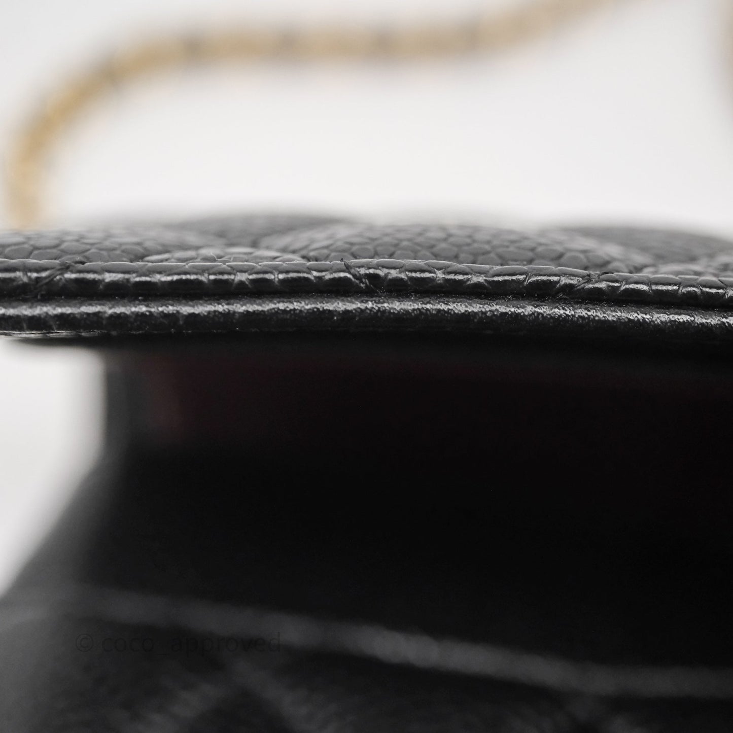Chanel Classic Medium Flap Quilted Black Caviar Gold Hardware