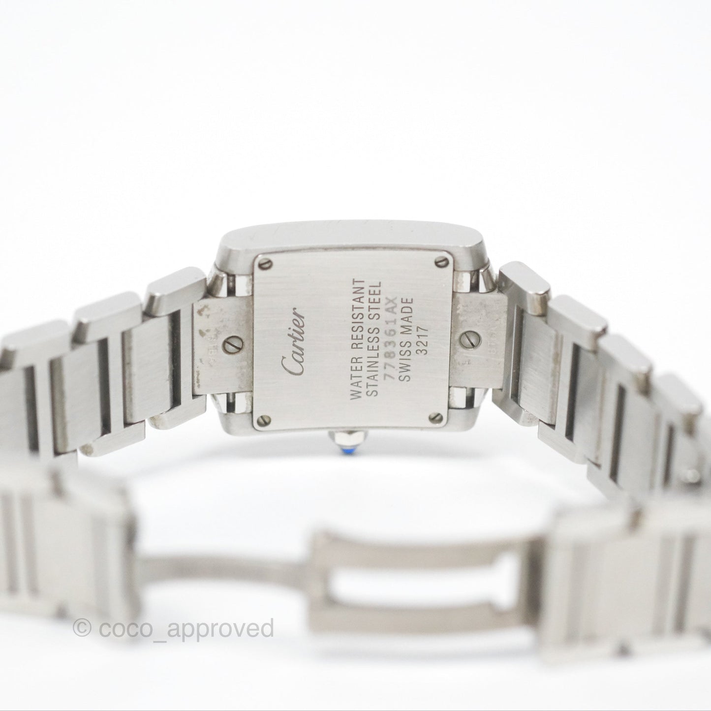 Cartier Steel Tank Francaise Watch Small Model