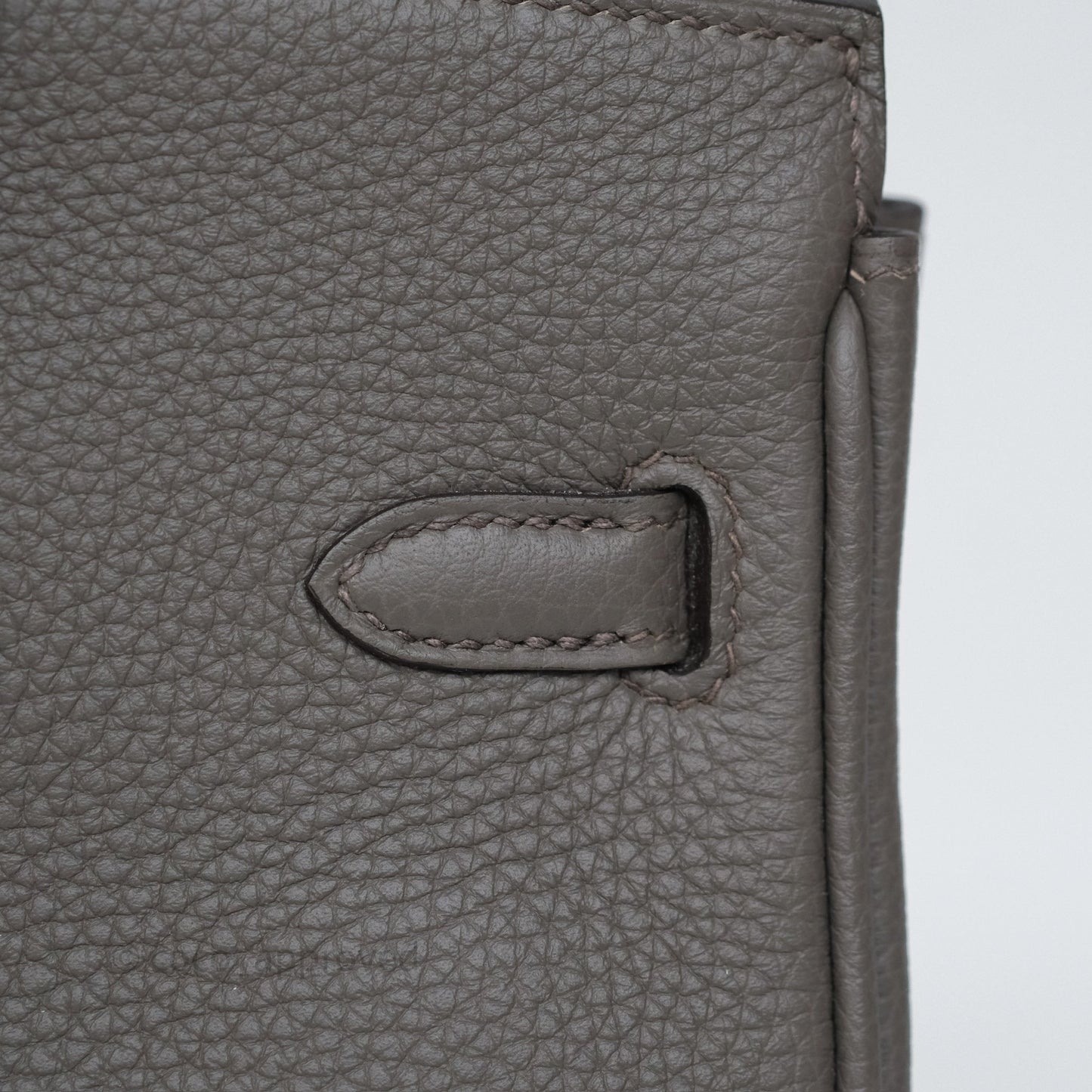 Hermès Birkin 25 Retourne Gris Etain 8F Togo Palladium Hardware