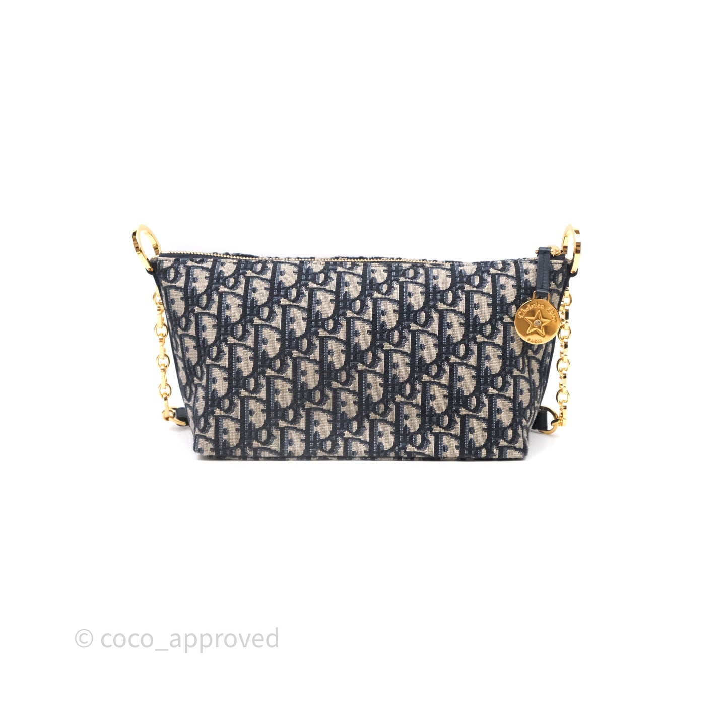 Christian Dior Oblique Star Chain Hobo Bag