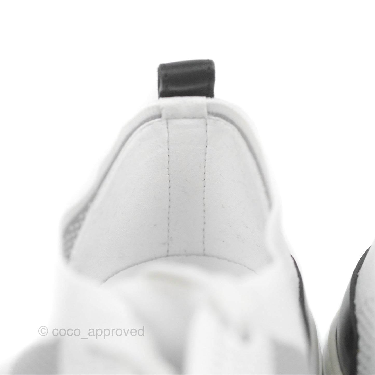 Hermes Deep Sneaker Knit & Calfskin White