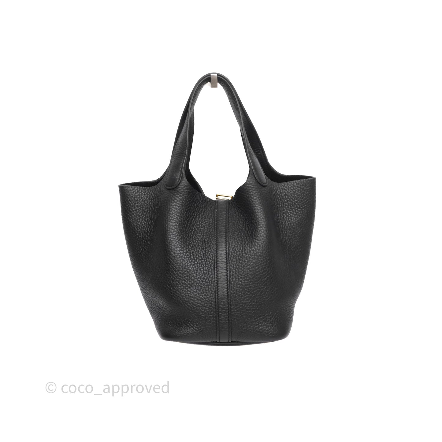 Hermès Picotin Lock 18 Noir Black 89 Clemence Gold Hardware