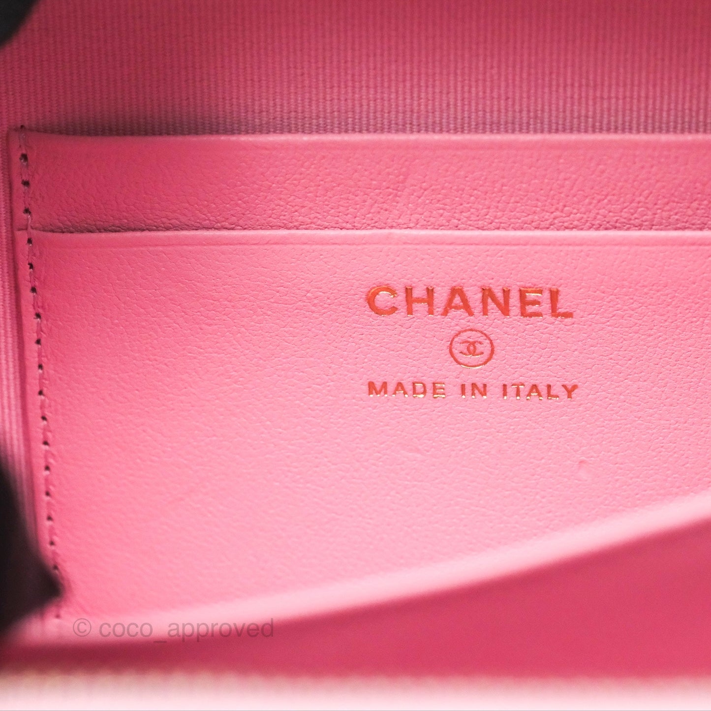 Chanel Camera Case Quilted Pink Lambskin Gold Hardware