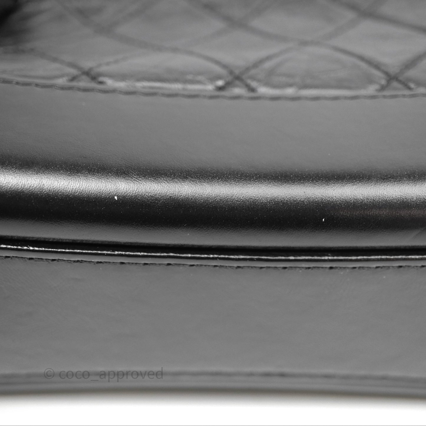Chanel Small Gabrielle Hobo Quilted Black Aged Calfskin