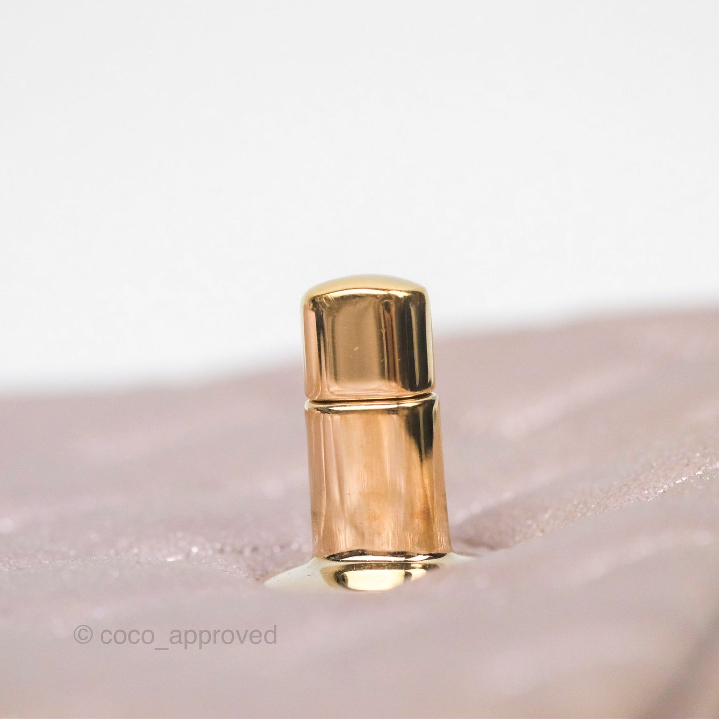 Chanel Mini Square Metallic Rose Gold Goatskin Gold Hardware 14B