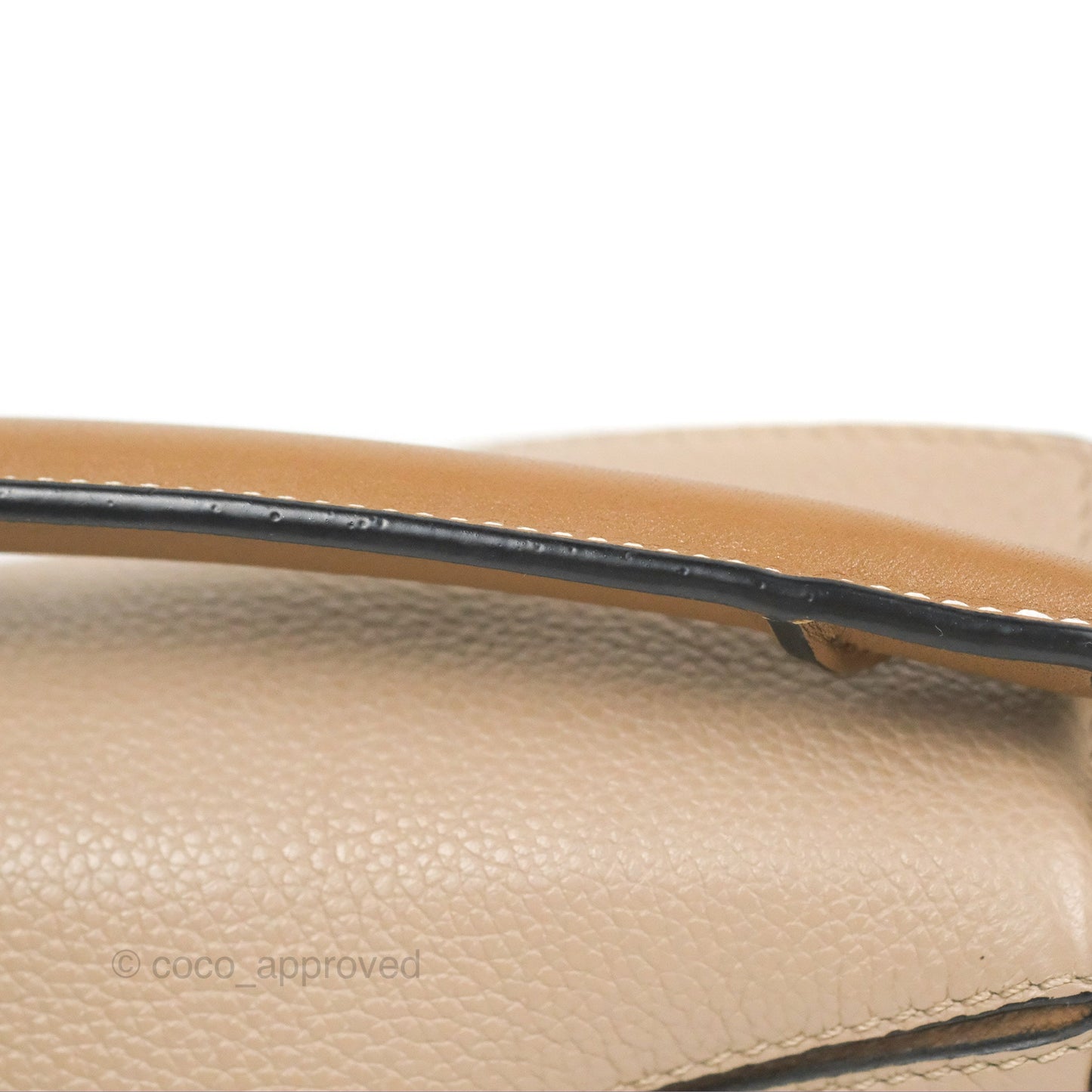 Loewe Mini Puzzle Bag Taupe Calfskin
