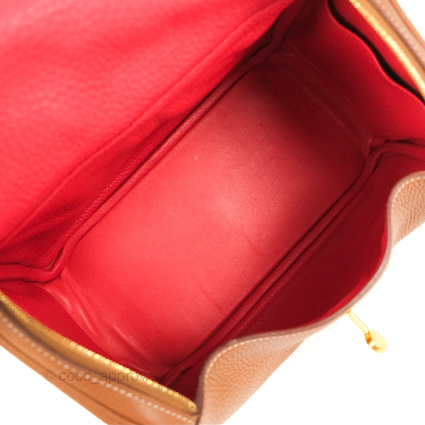 Hermès Lindy 26 Gold Verso Rouge Tomate Clemence Gold Hardware