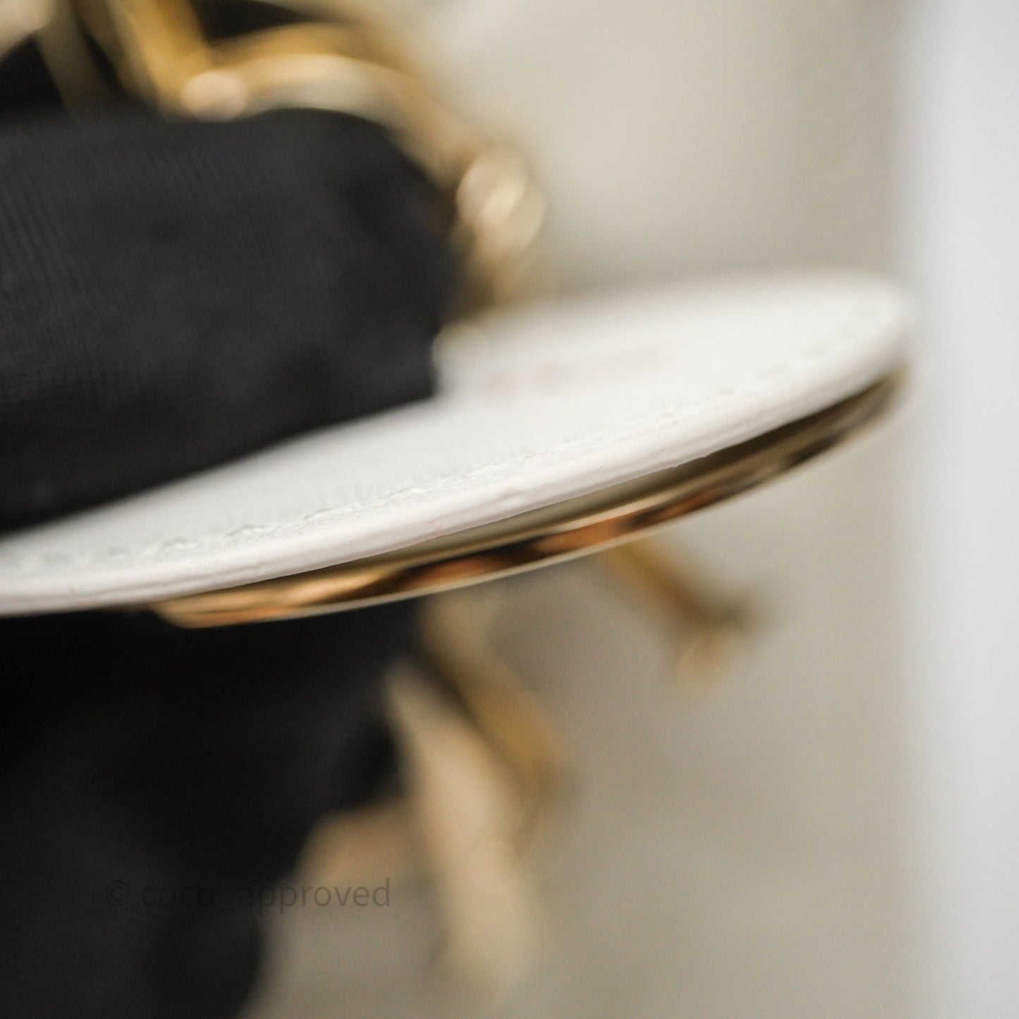 Christian Dior Small My ABCDior Lady Dior Bag White Cannage Lambskin Gold Hardware
