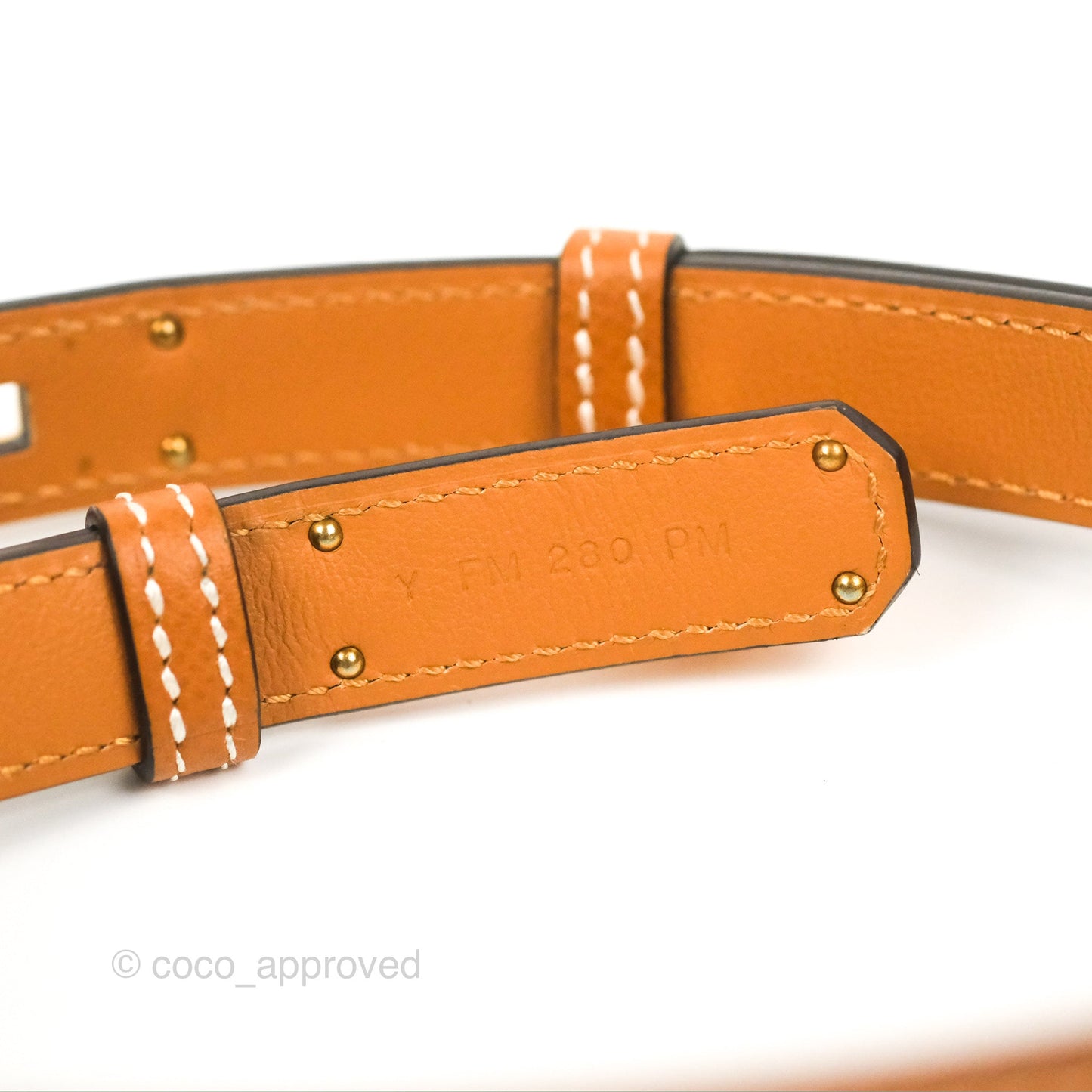 Hermès Kelly Buckle Belt Gold Epsom Gold Hardware