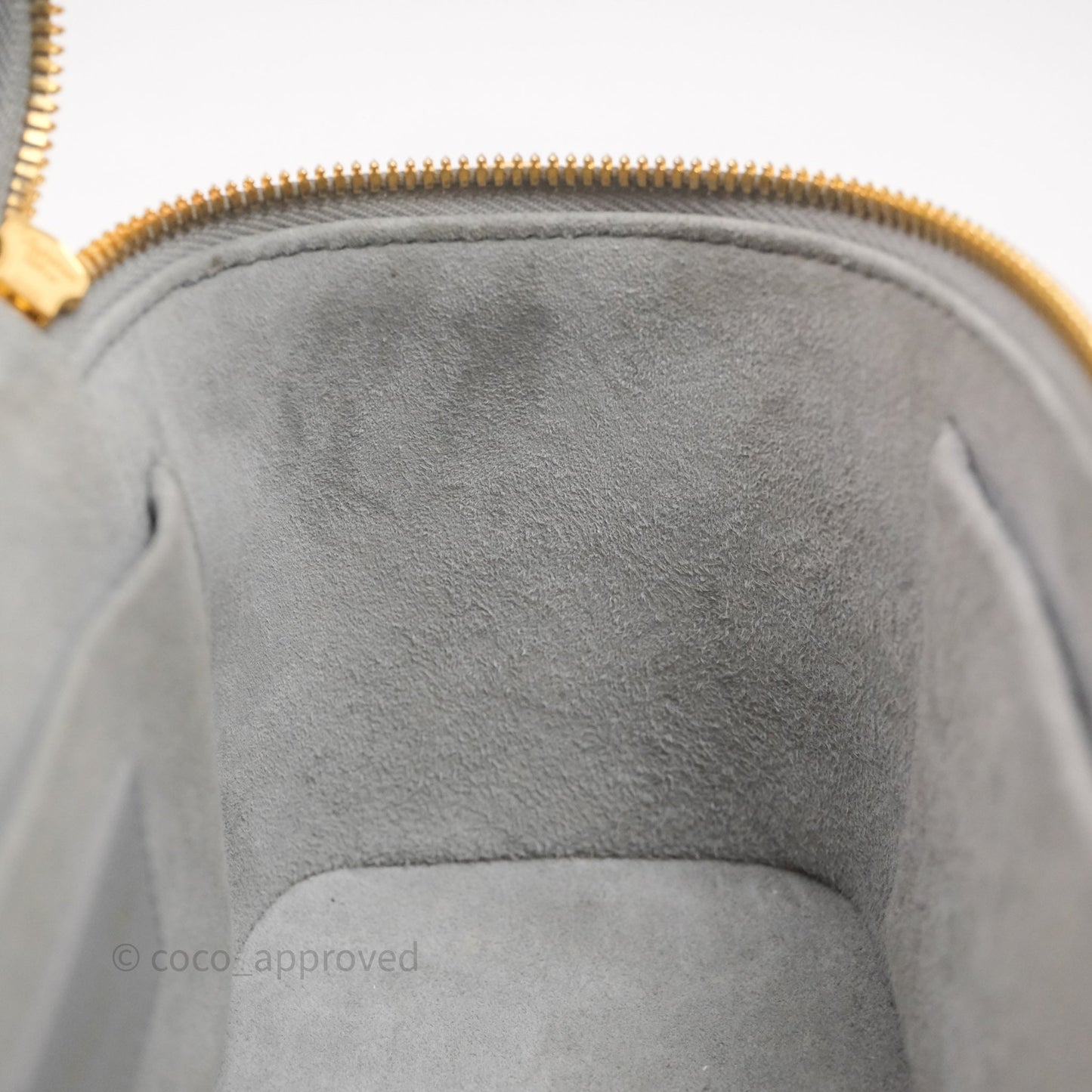 Christian Dior Small Diortravel Vanity Case Grey Lambskin Cannage