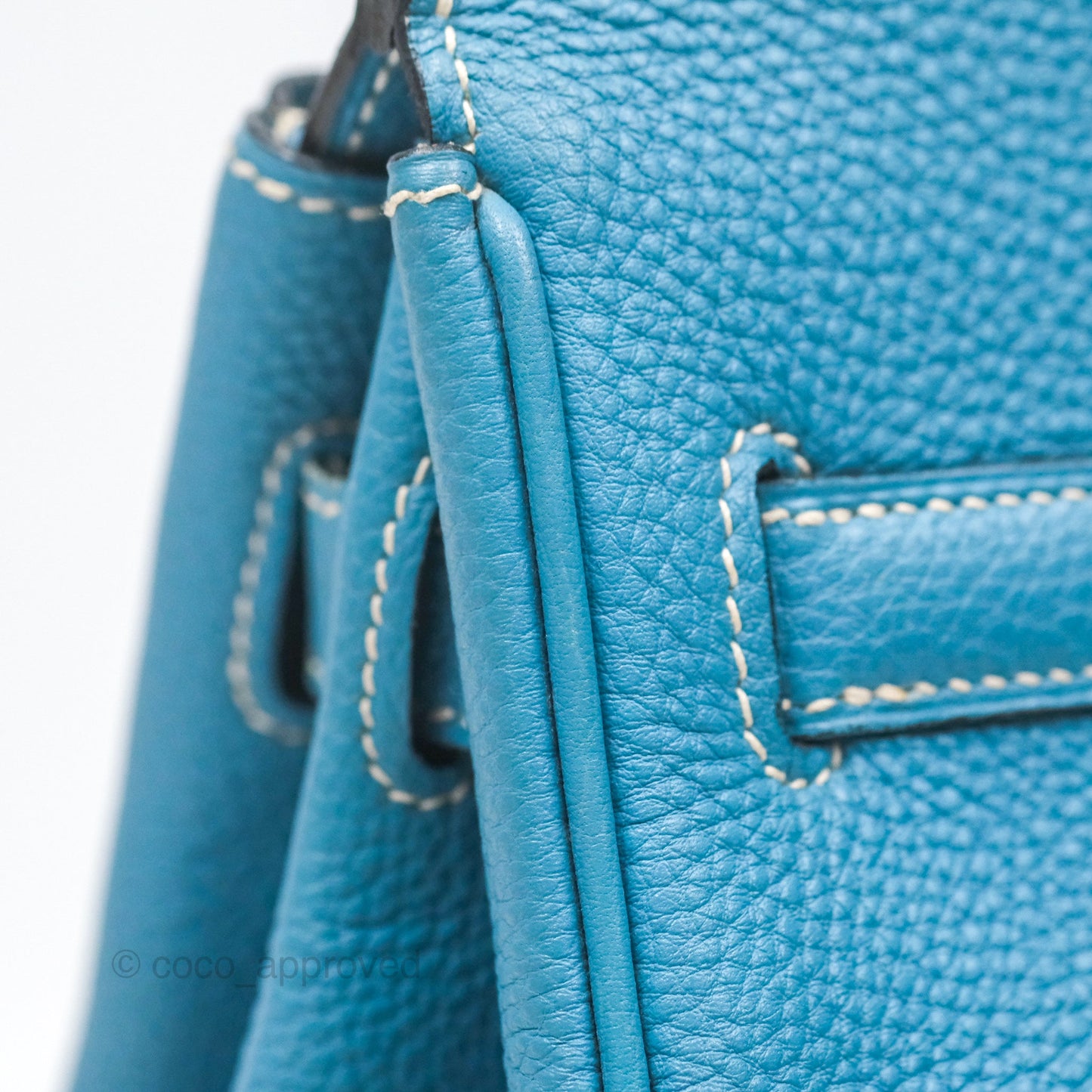 Hermès Birkin 30 Blue Jean Togo Palladium Hardware