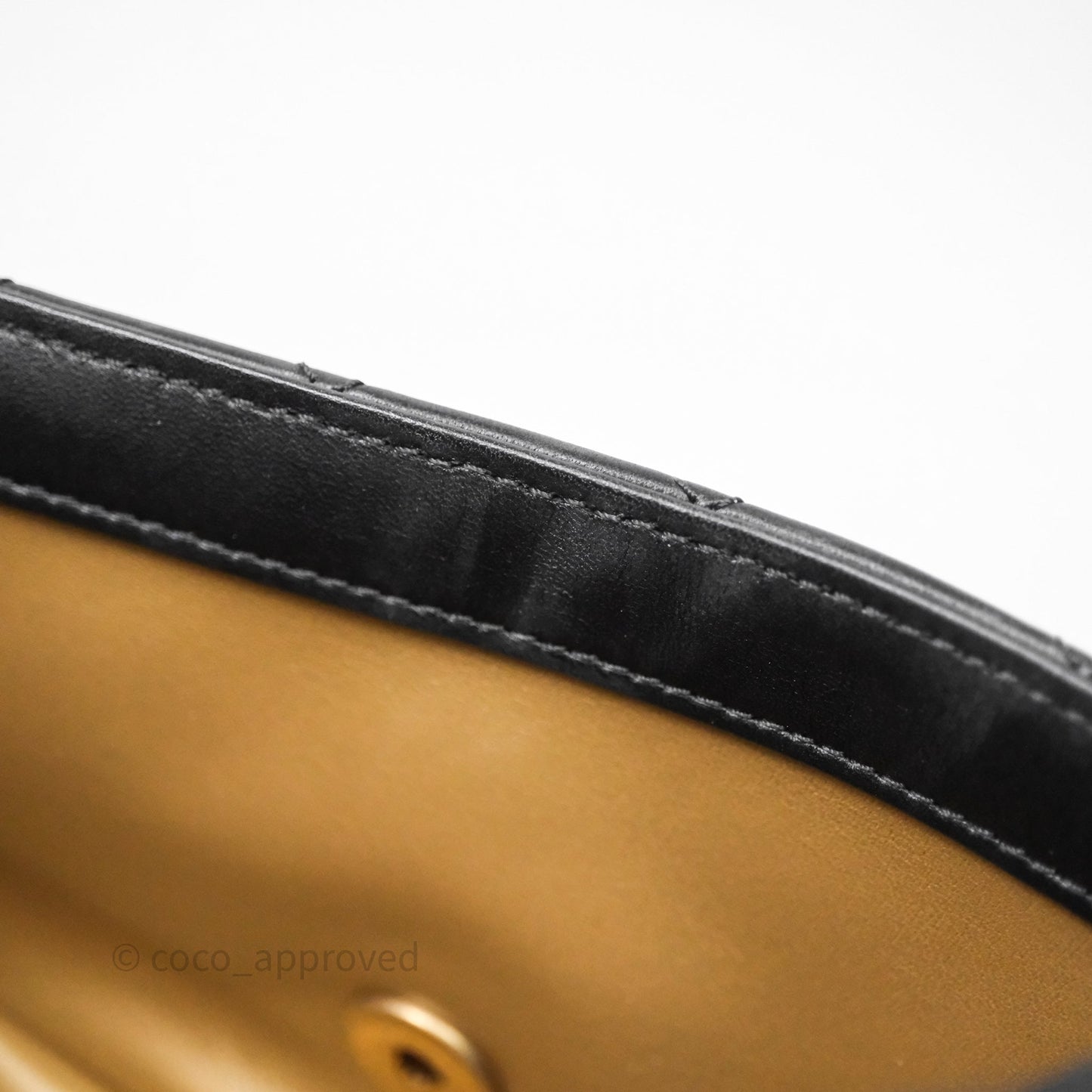 Chanel Mini Rectangular Pearl Crush Quilted Black Lambskin Aged Gold Hardware