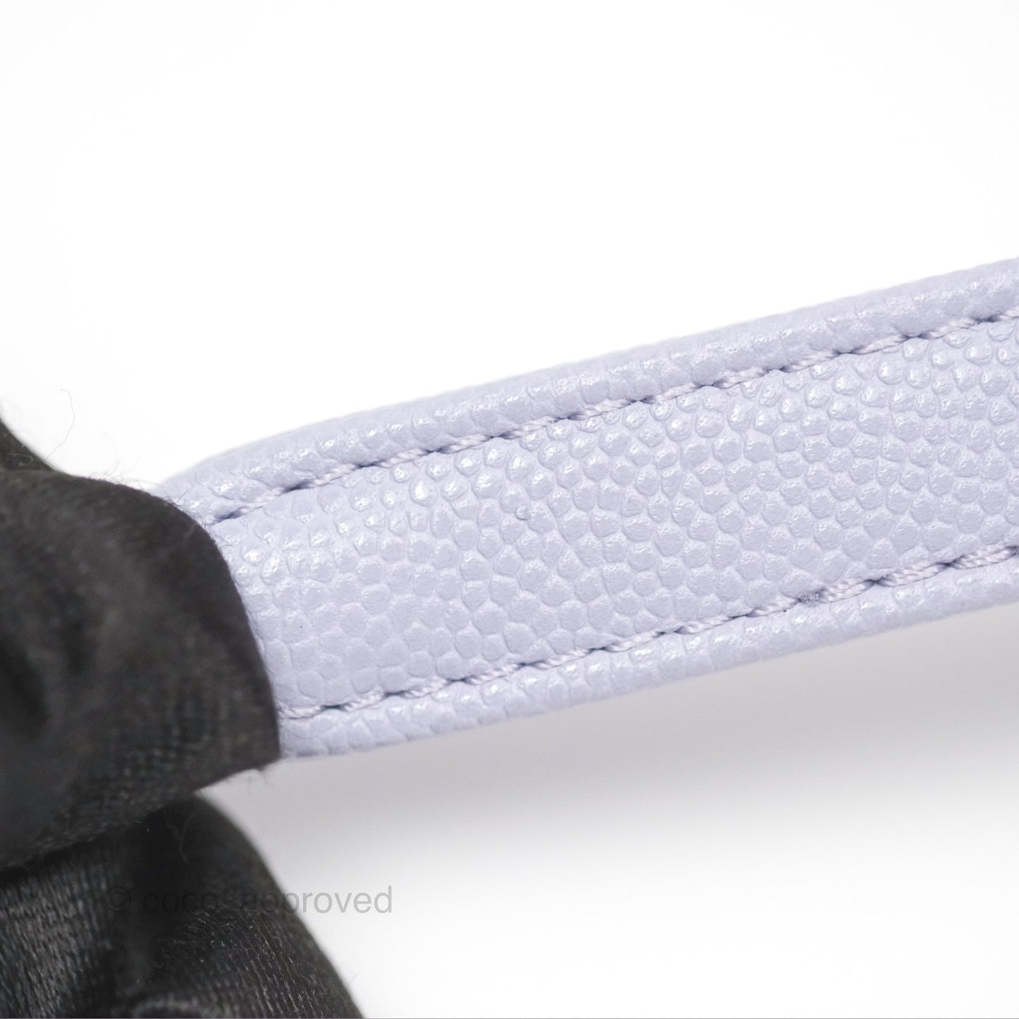 Chanel Small Coco Handle Quilted Lilac Caviar Gold Hardware