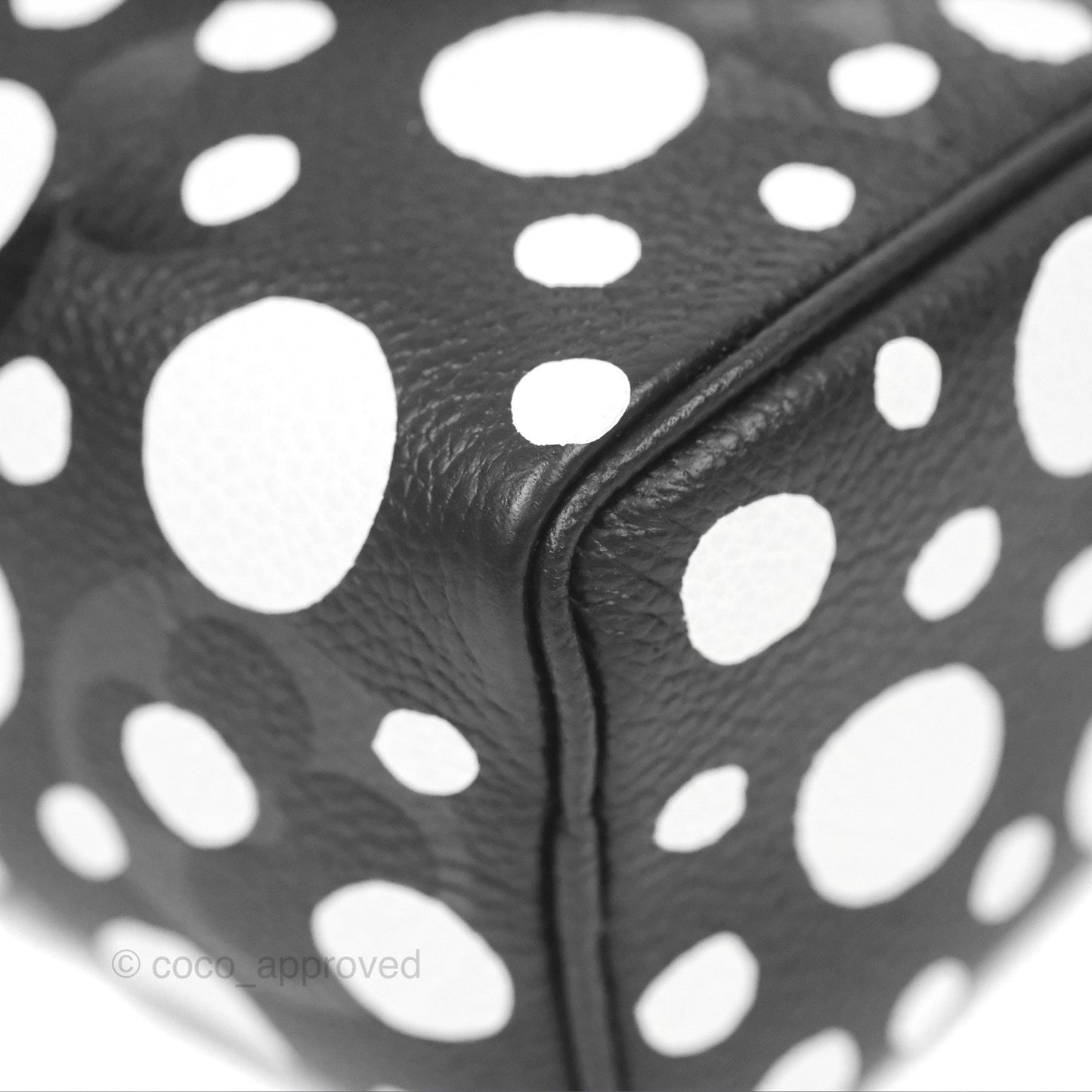 LV x Yayoi Kusama Nano Speedy Infinity Dots Black/White Silver Hardware