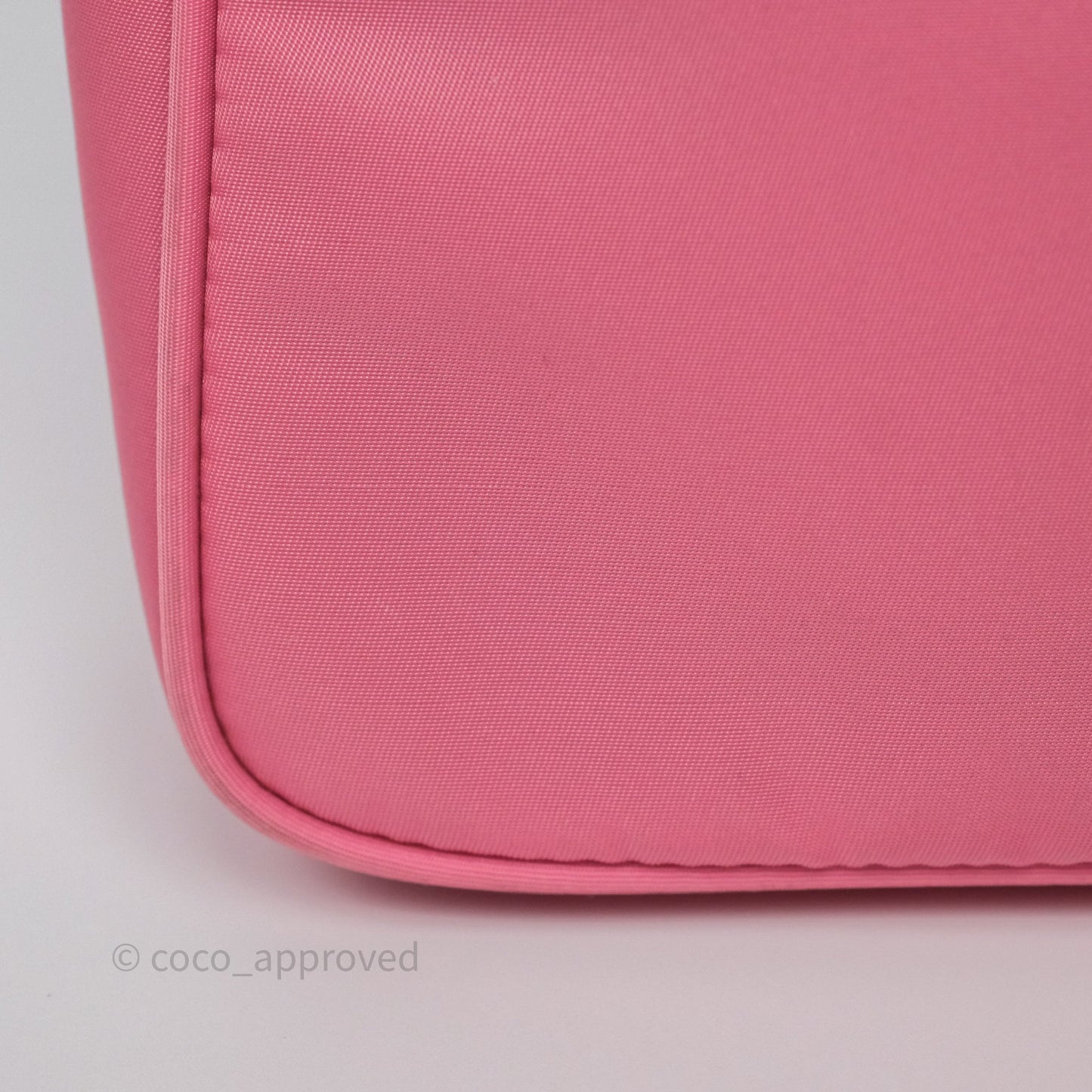 Prada Re-Edition 2005 Nylon Mini Bag Pink Silver Hardware