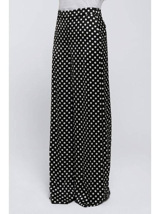 Luxury Saint Laurent Satin Dot Trousers 744389Y6G761095 B0270441252