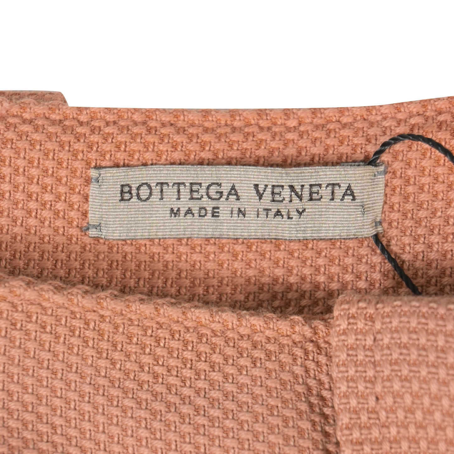 Luxury Bottega Veneta Pique A-line Midi Skirt in Beige Cotton