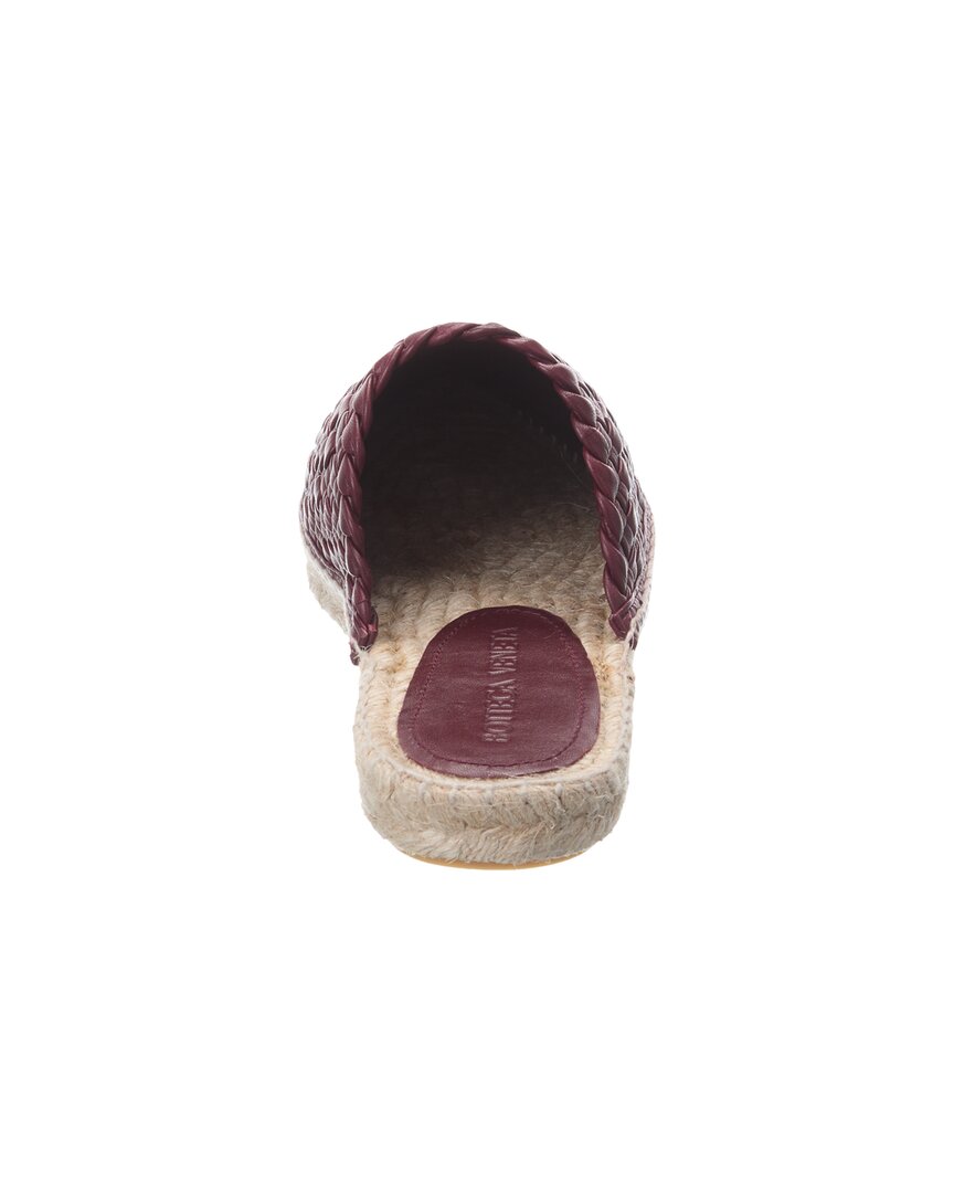Luxury Bottega Veneta Intreccio Leather Espadrille